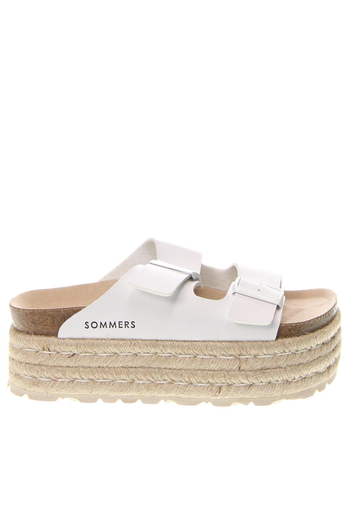 Γυναικείες παντόφλες Sommers, Μέγεθος 37, Χρώμα Λευκό, Τιμή 23,97 €
