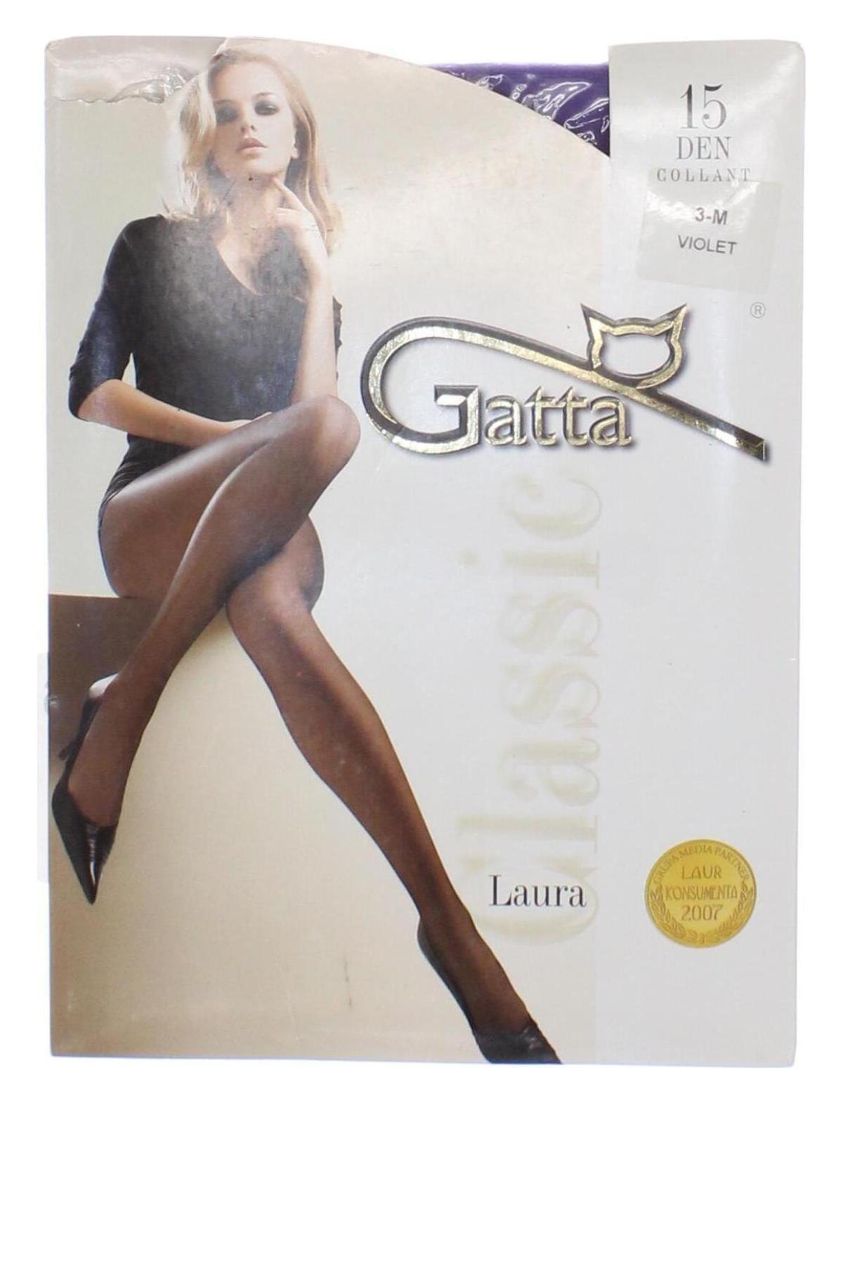 Strumpfhose Gatta, Größe M, Farbe Lila, Preis 10,00 €