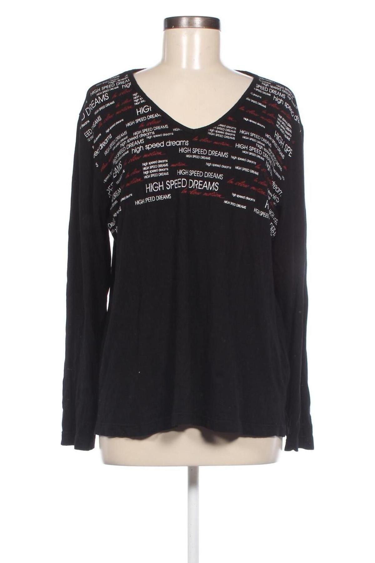 Γυναικεία μπλούζα, Μέγεθος XXL, Χρώμα Μαύρο, Τιμή 5,40 €