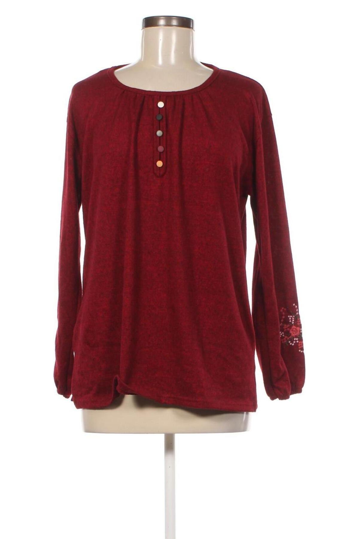 Дамска блуза, Размер L, Цвят Червен, Цена 8,55 лв.