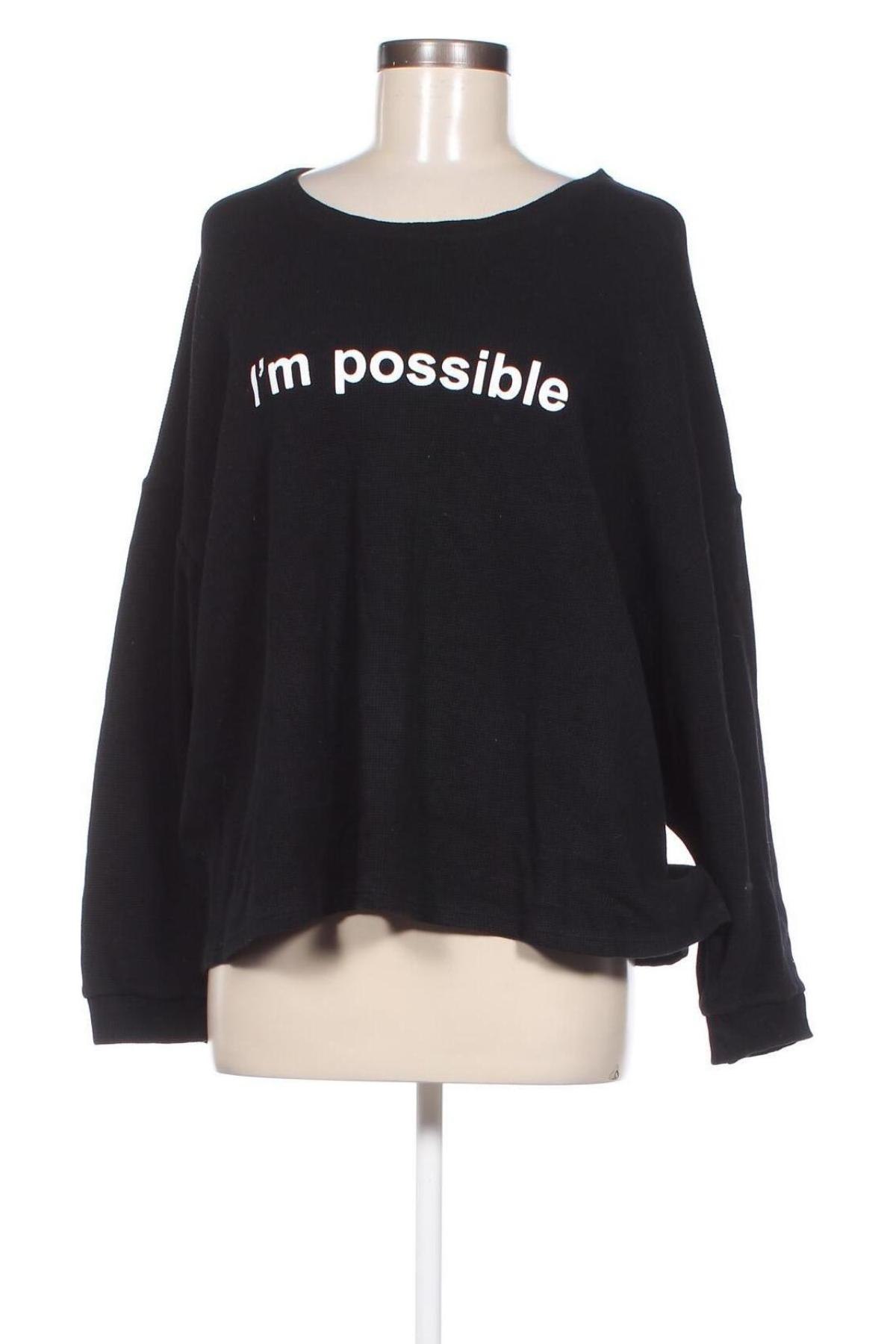 Γυναικεία μπλούζα, Μέγεθος 3XL, Χρώμα Μαύρο, Τιμή 5,54 €