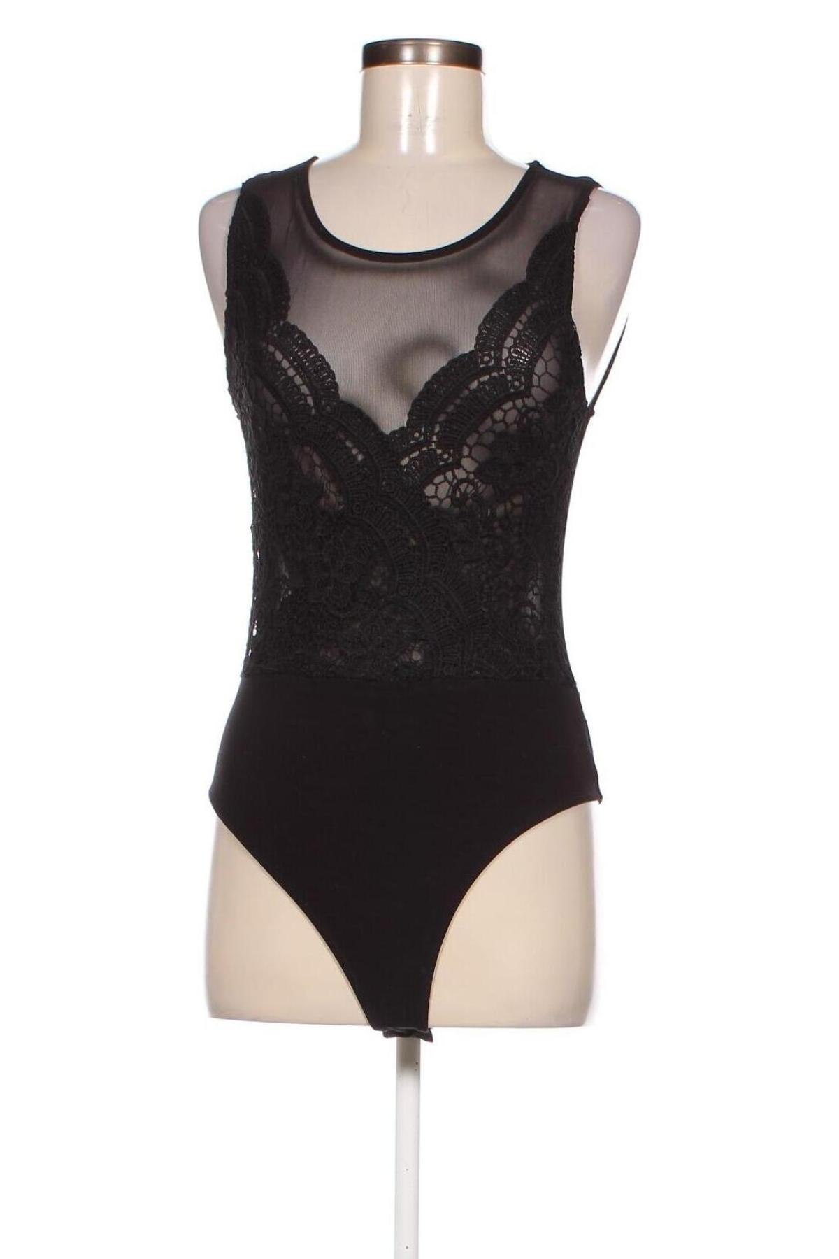 Bluză-body de damă. About You, Mărime M, Culoare Negru, Preț 136,19 Lei