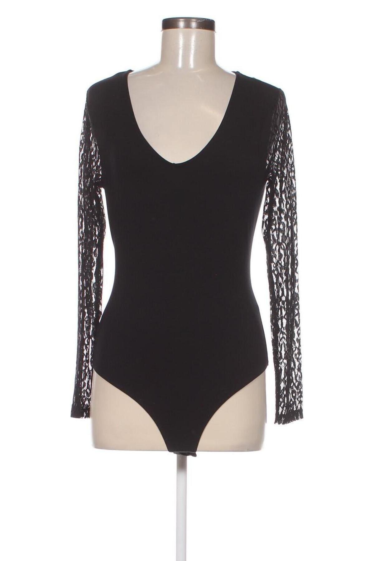 Bluză-body de damă. About You, Mărime M, Culoare Negru, Preț 37,83 Lei