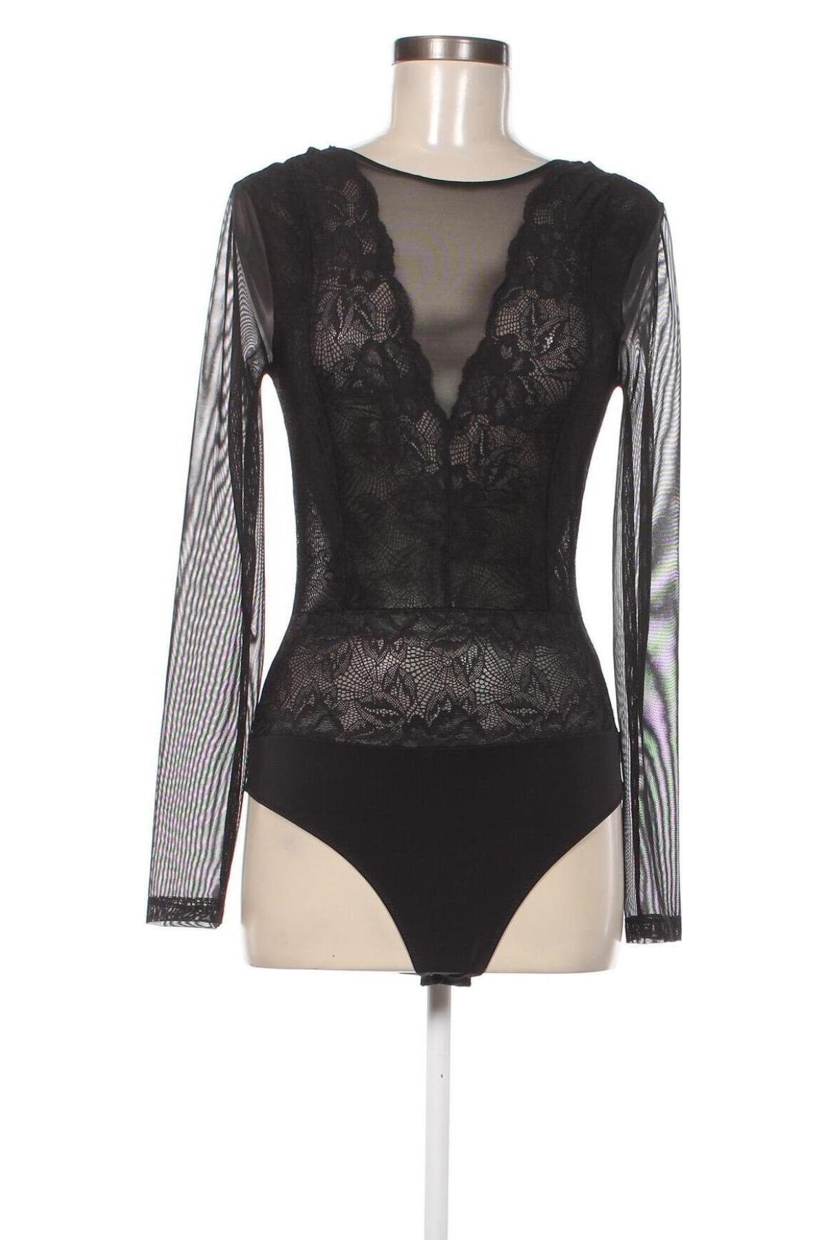 Bluză-body de damă. About You, Mărime M, Culoare Negru, Preț 60,53 Lei