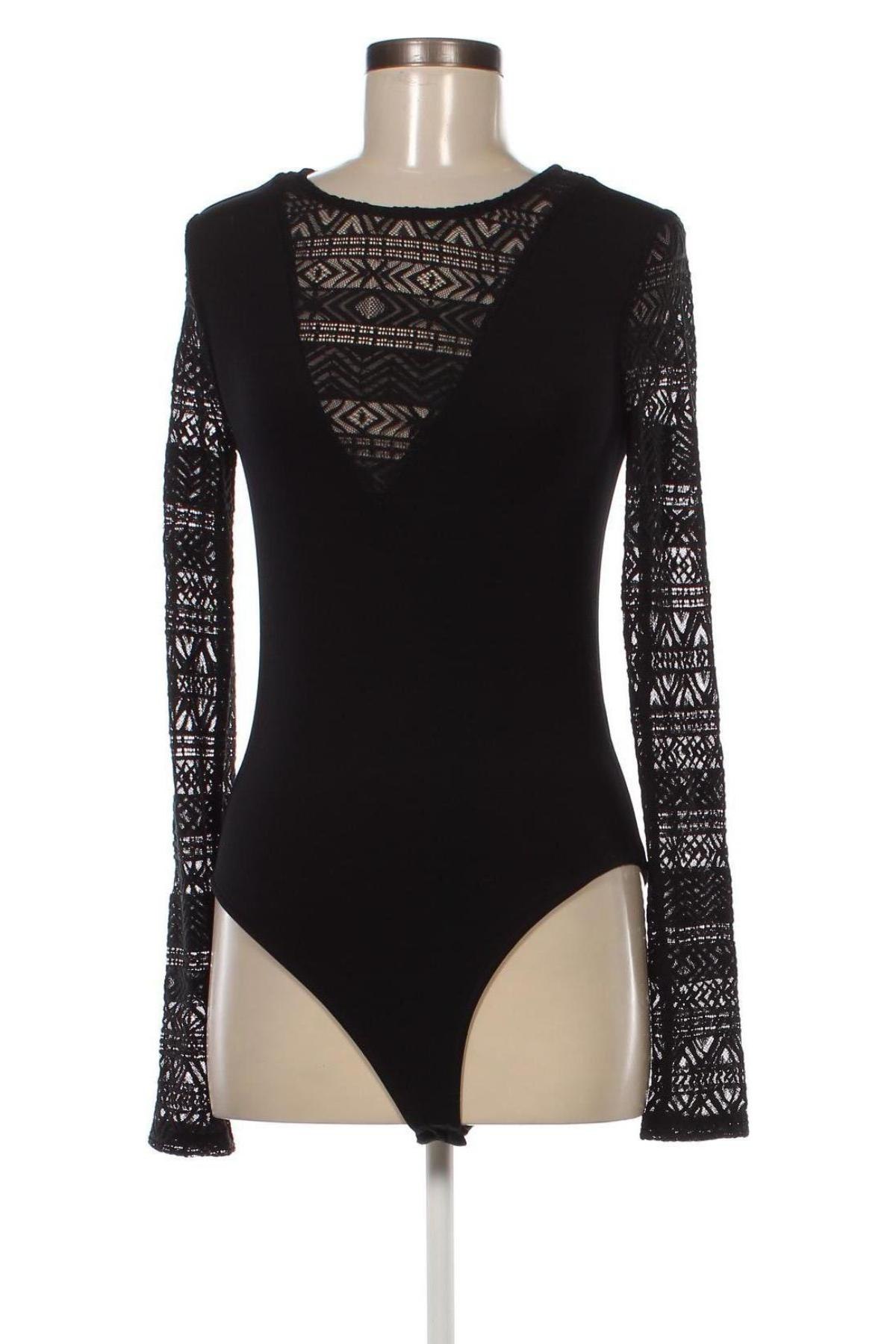 Bluză-body de damă. About You, Mărime M, Culoare Negru, Preț 37,83 Lei