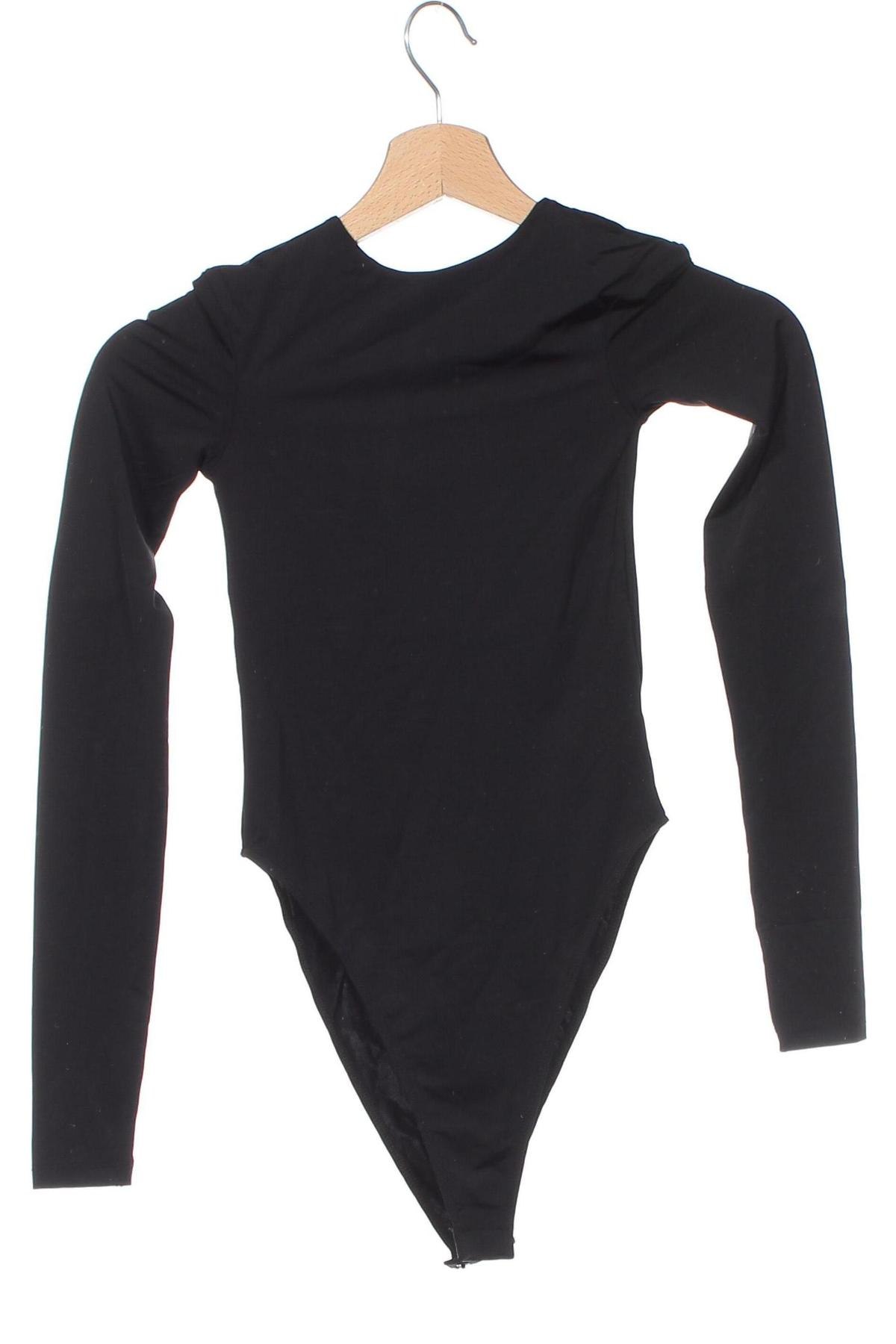 Дамска блуза - боди Pull&Bear, Размер XS, Цвят Черен, Цена 31,00 лв.