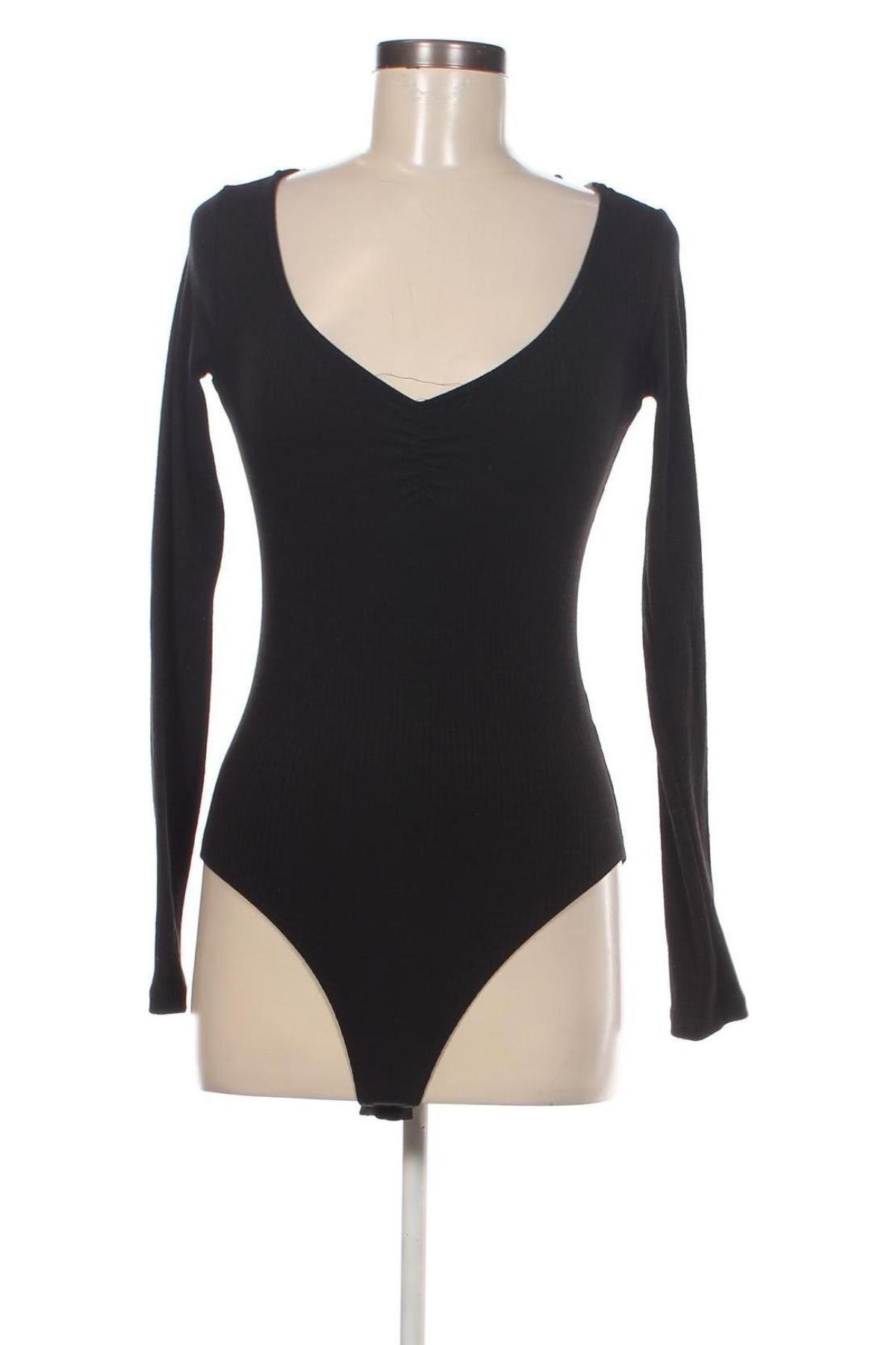 Bluză-body de damă. Stradivarius, Mărime S, Culoare Negru, Preț 101,97 Lei