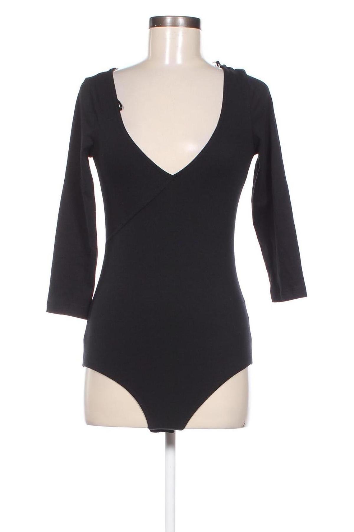 Дамска блуза - боди Terranova, Размер L, Цвят Черен, Цена 18,77 лв.