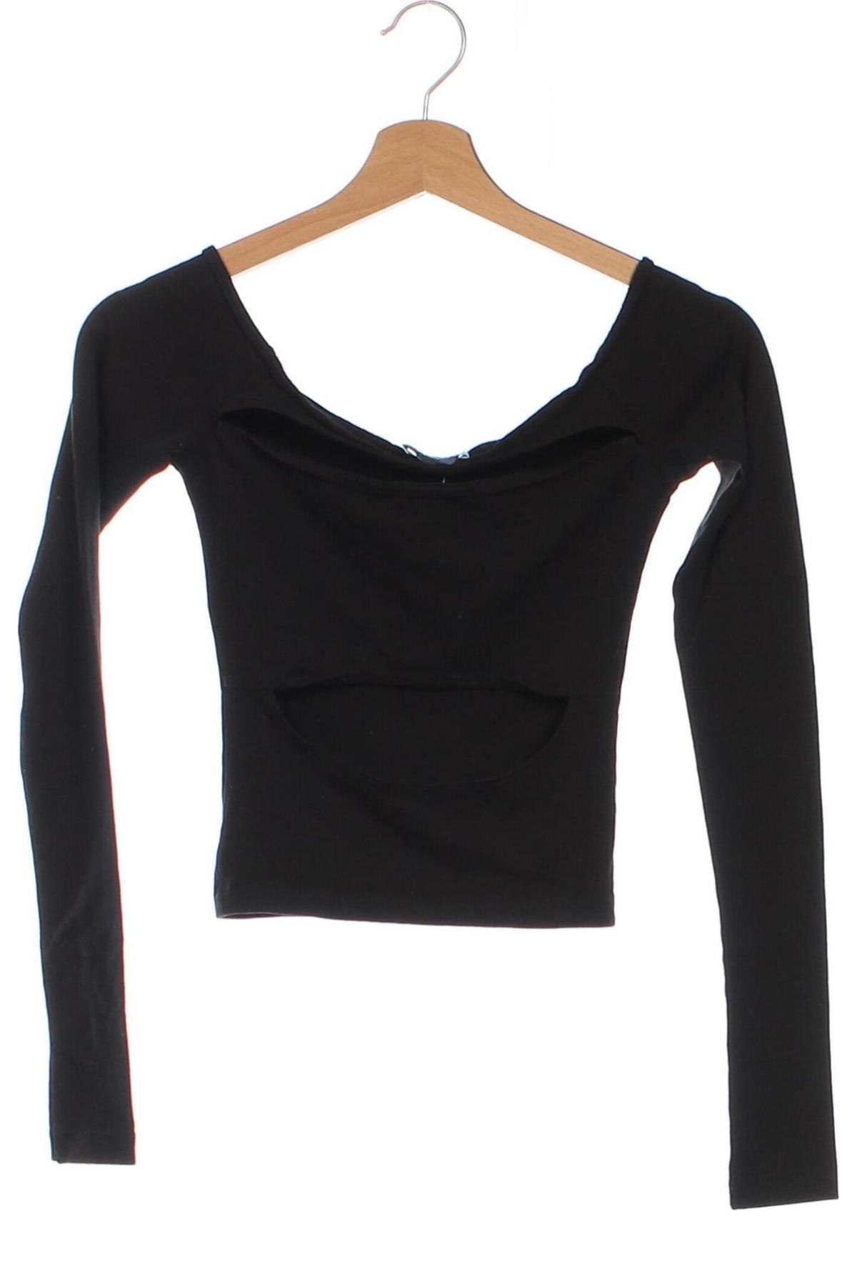 Γυναικεία μπλούζα ABOUT YOU X MILLANE, Μέγεθος XS, Χρώμα Μαύρο, Τιμή 27,84 €
