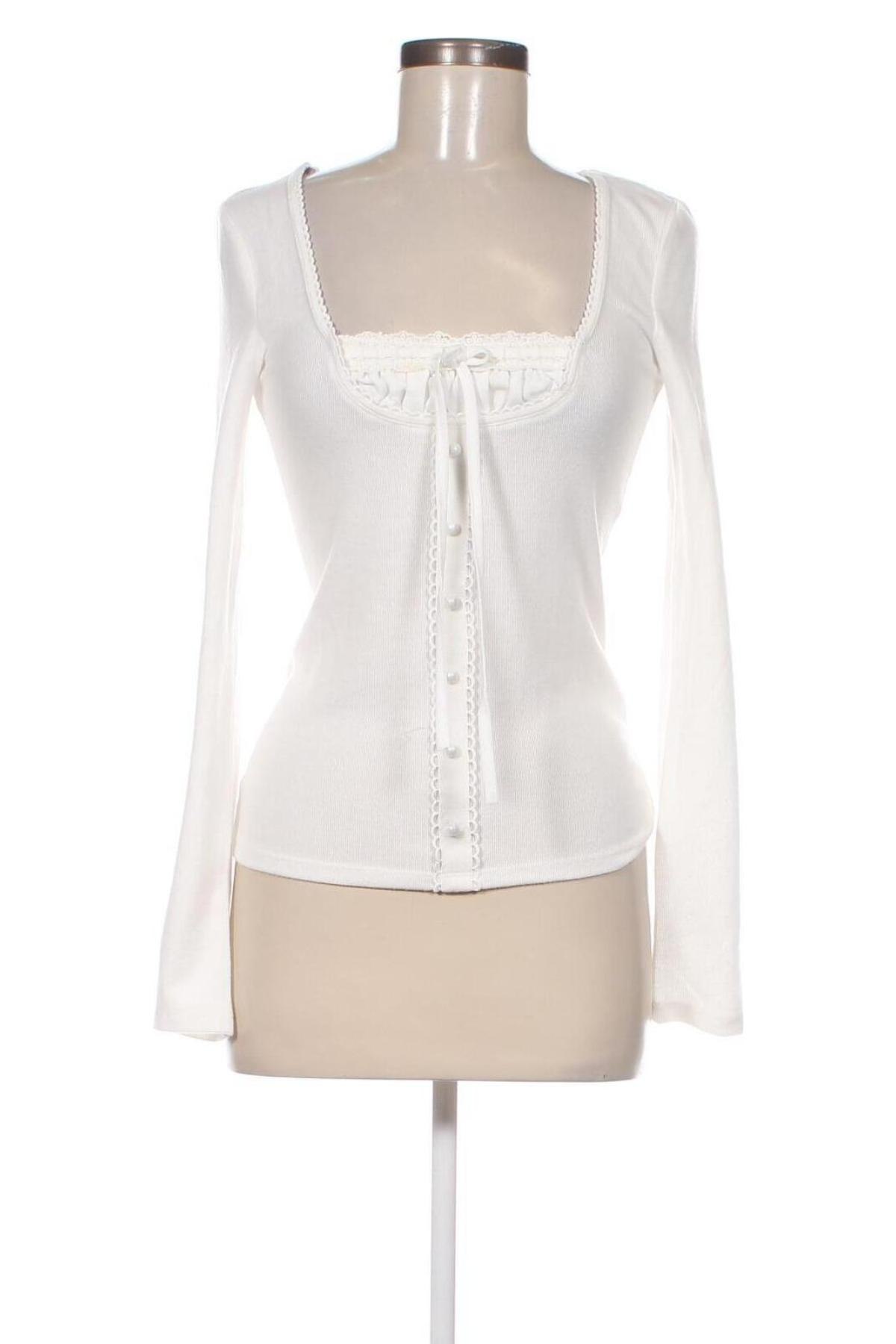 Damen Shirt ABOUT YOU X MILLANE, Größe L, Farbe Weiß, Preis 27,84 €
