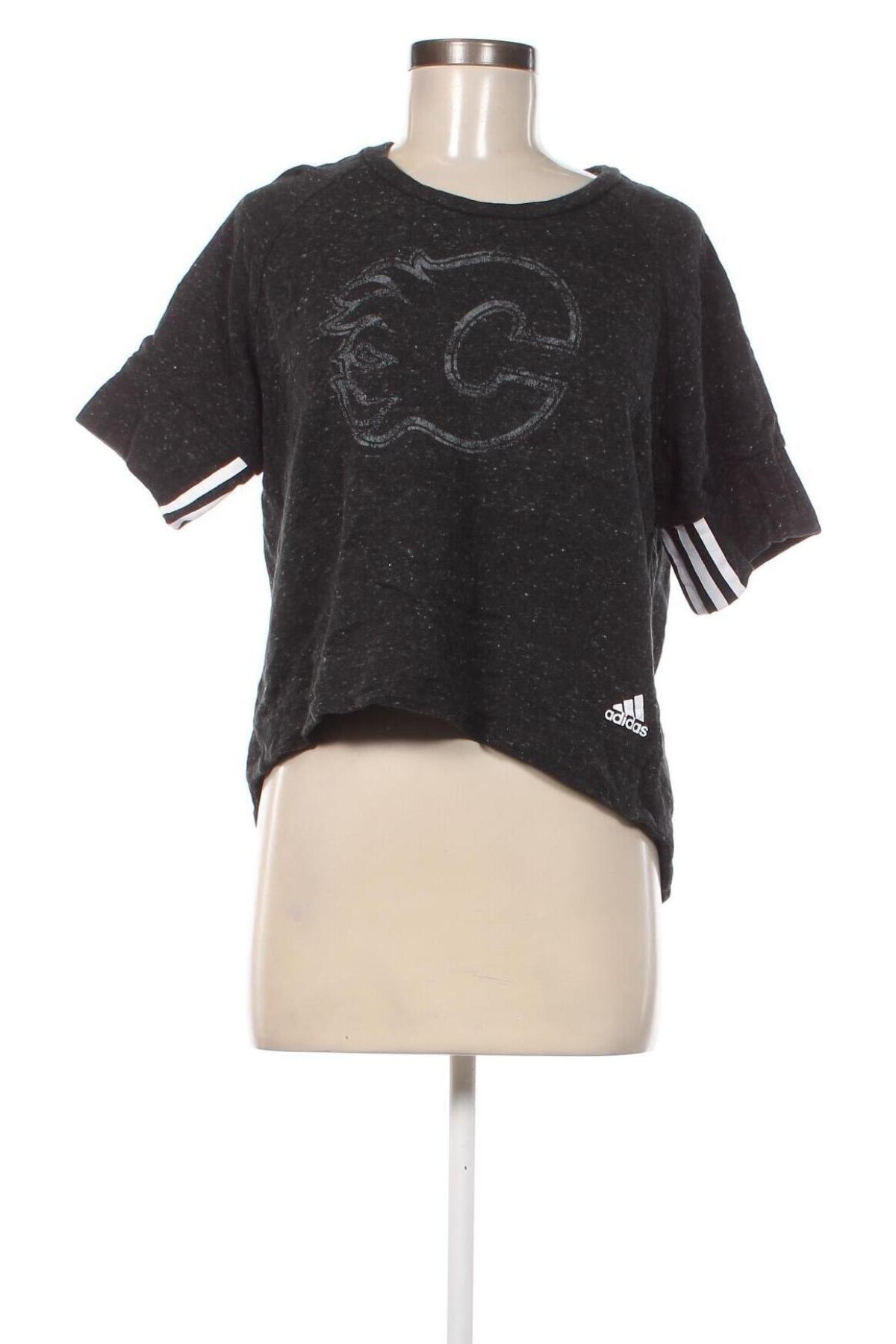 Γυναικεία μπλούζα Adidas, Μέγεθος L, Χρώμα Μαύρο, Τιμή 21,03 €