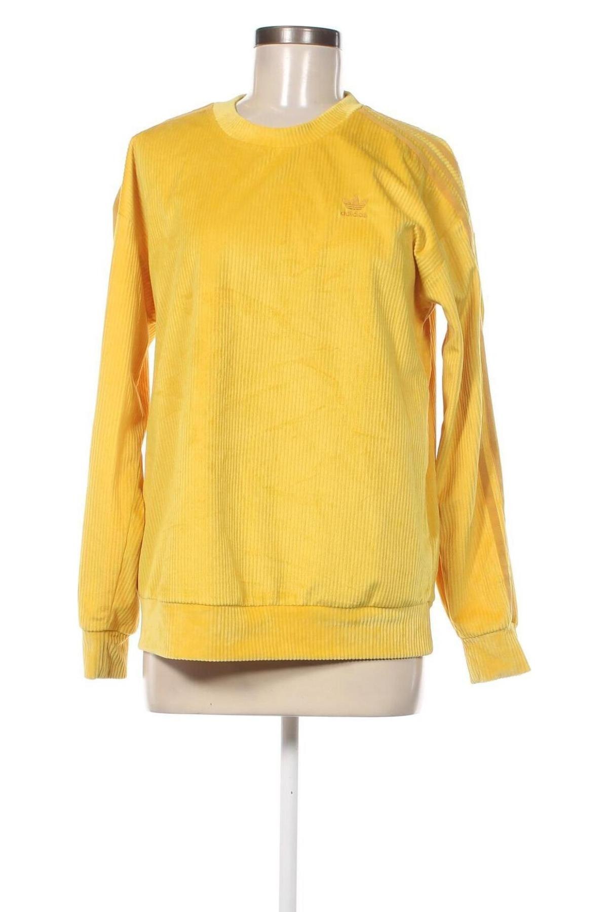 Γυναικεία μπλούζα Adidas Originals, Μέγεθος XS, Χρώμα Κίτρινο, Τιμή 21,03 €