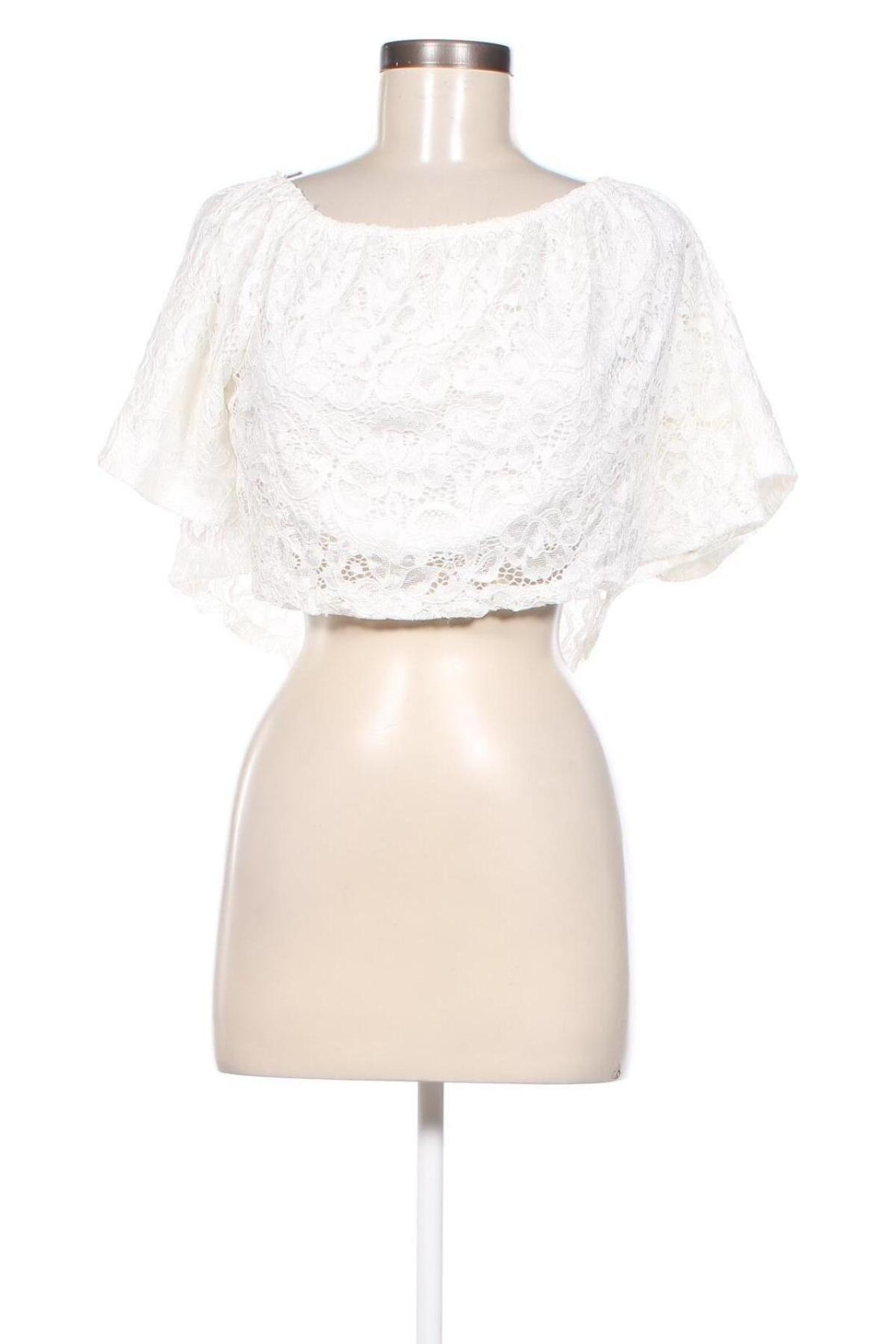 Γυναικεία μπλούζα Amisu, Μέγεθος L, Χρώμα Λευκό, Τιμή 5,26 €
