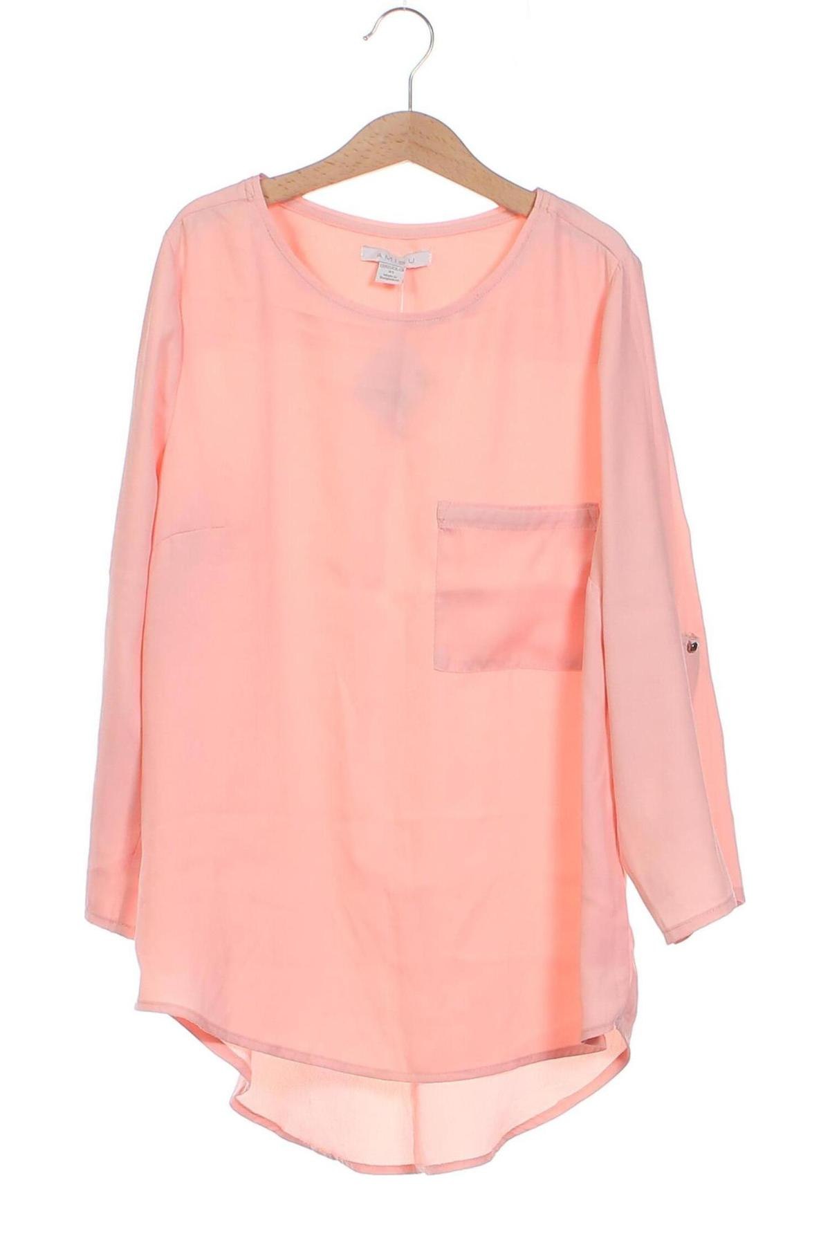 Γυναικεία μπλούζα Amisu, Μέγεθος XS, Χρώμα Ρόζ , Τιμή 5,83 €