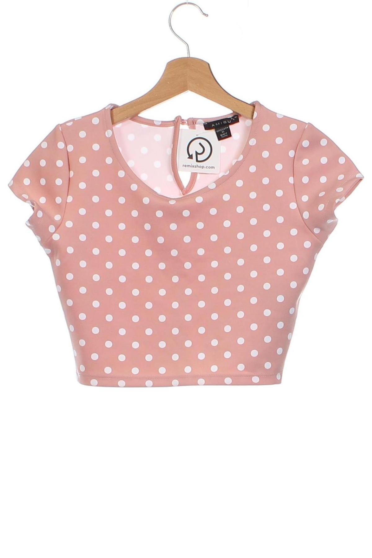 Γυναικεία μπλούζα Amisu, Μέγεθος XS, Χρώμα Ρόζ , Τιμή 5,19 €
