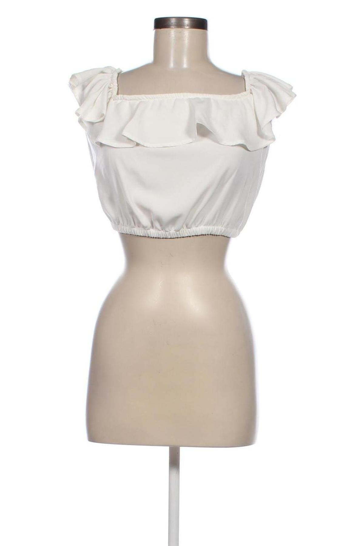 Дамска блуза Anika Teller x NA-KD, Размер M, Цвят Бял, Цена 20,38 лв.