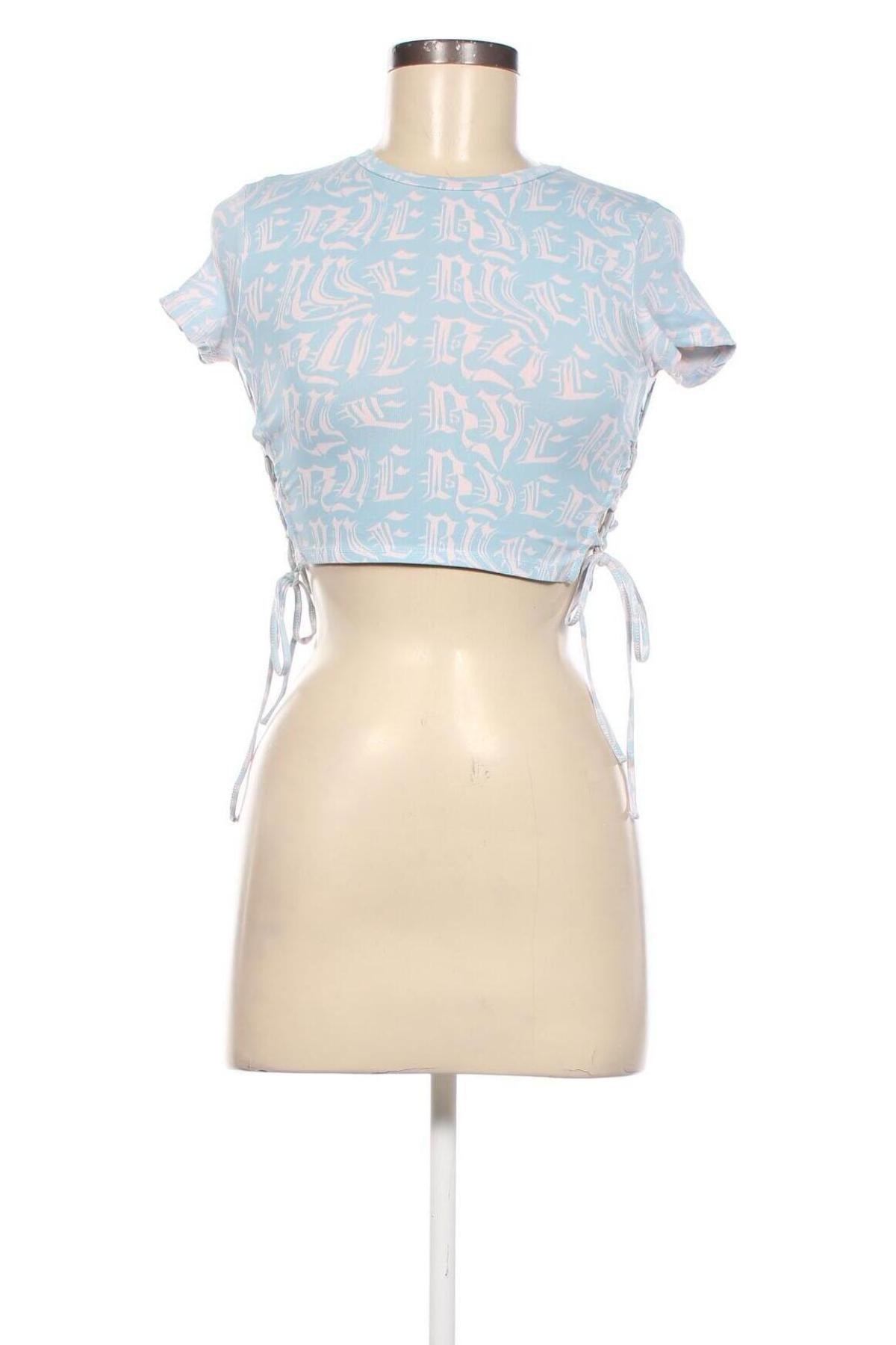 Γυναικεία μπλούζα Bershka, Μέγεθος XS, Χρώμα Μπλέ, Τιμή 5,83 €