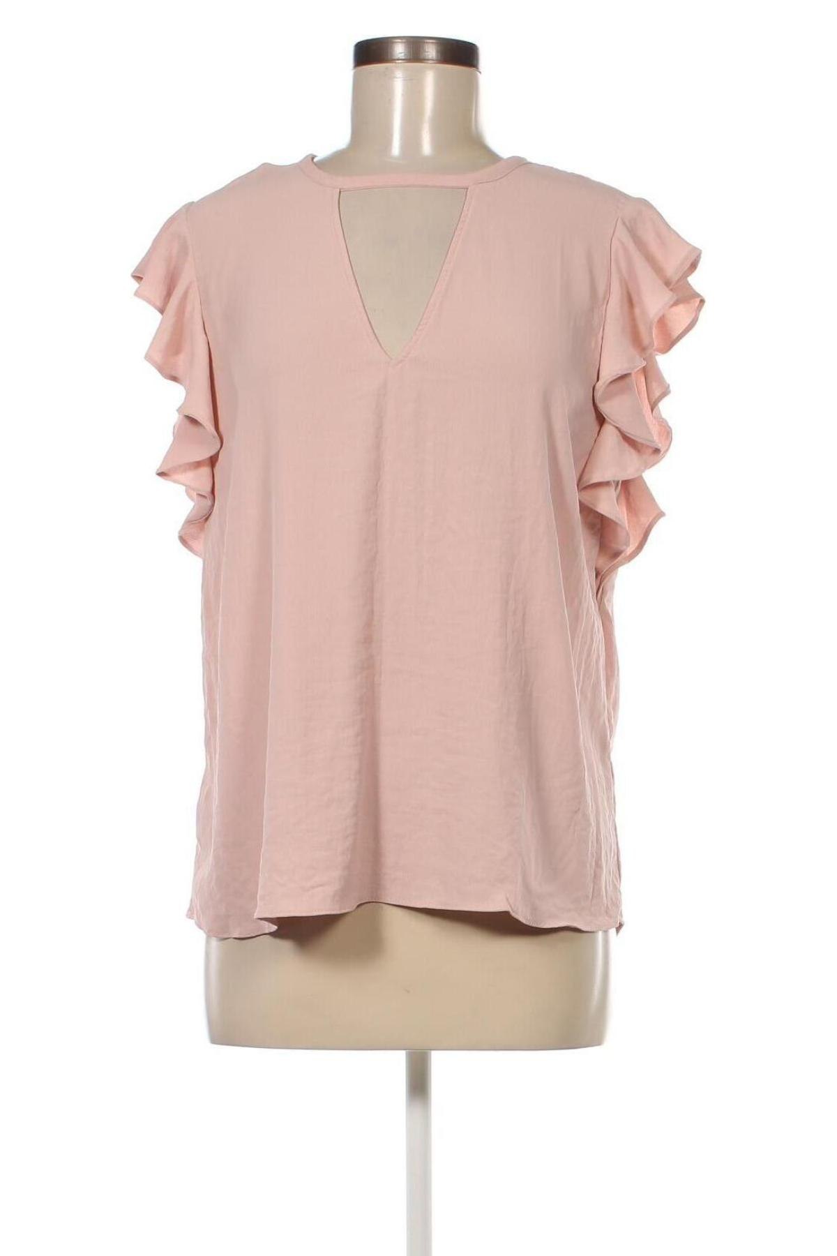 Damen Shirt Bershka, Größe L, Farbe Rosa, Preis 5,00 €