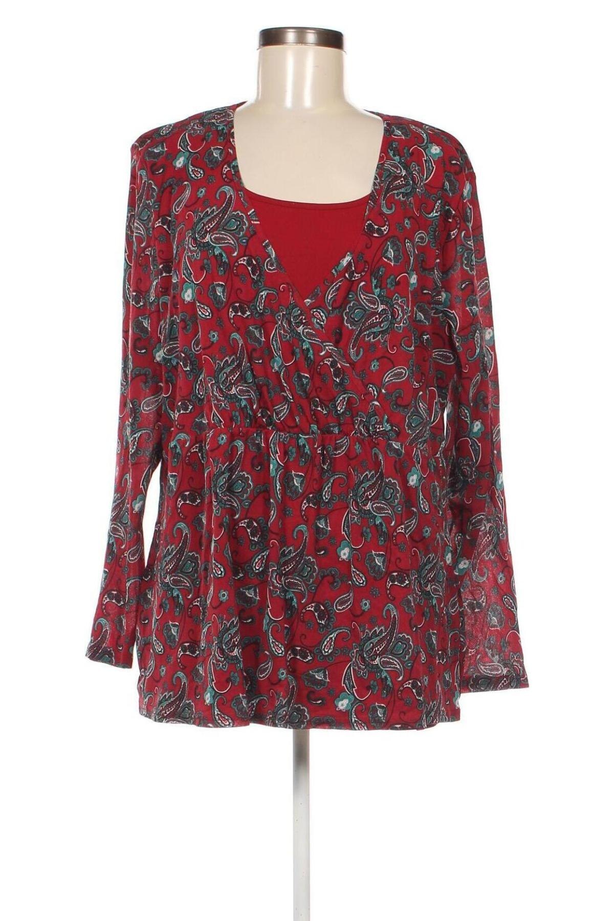 Γυναικεία μπλούζα Biaggini, Μέγεθος XXL, Χρώμα Πολύχρωμο, Τιμή 5,88 €