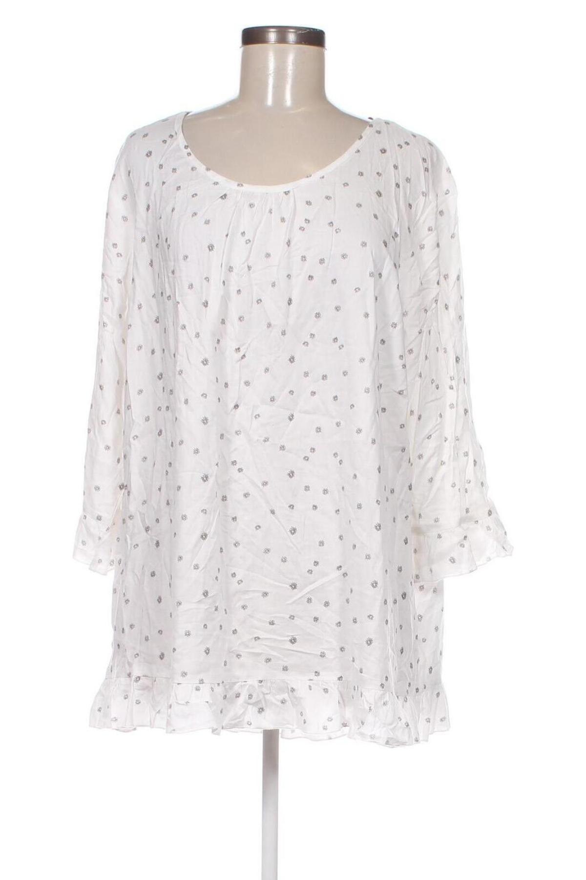 Γυναικεία μπλούζα Bon'a Parte, Μέγεθος XXL, Χρώμα Λευκό, Τιμή 11,57 €