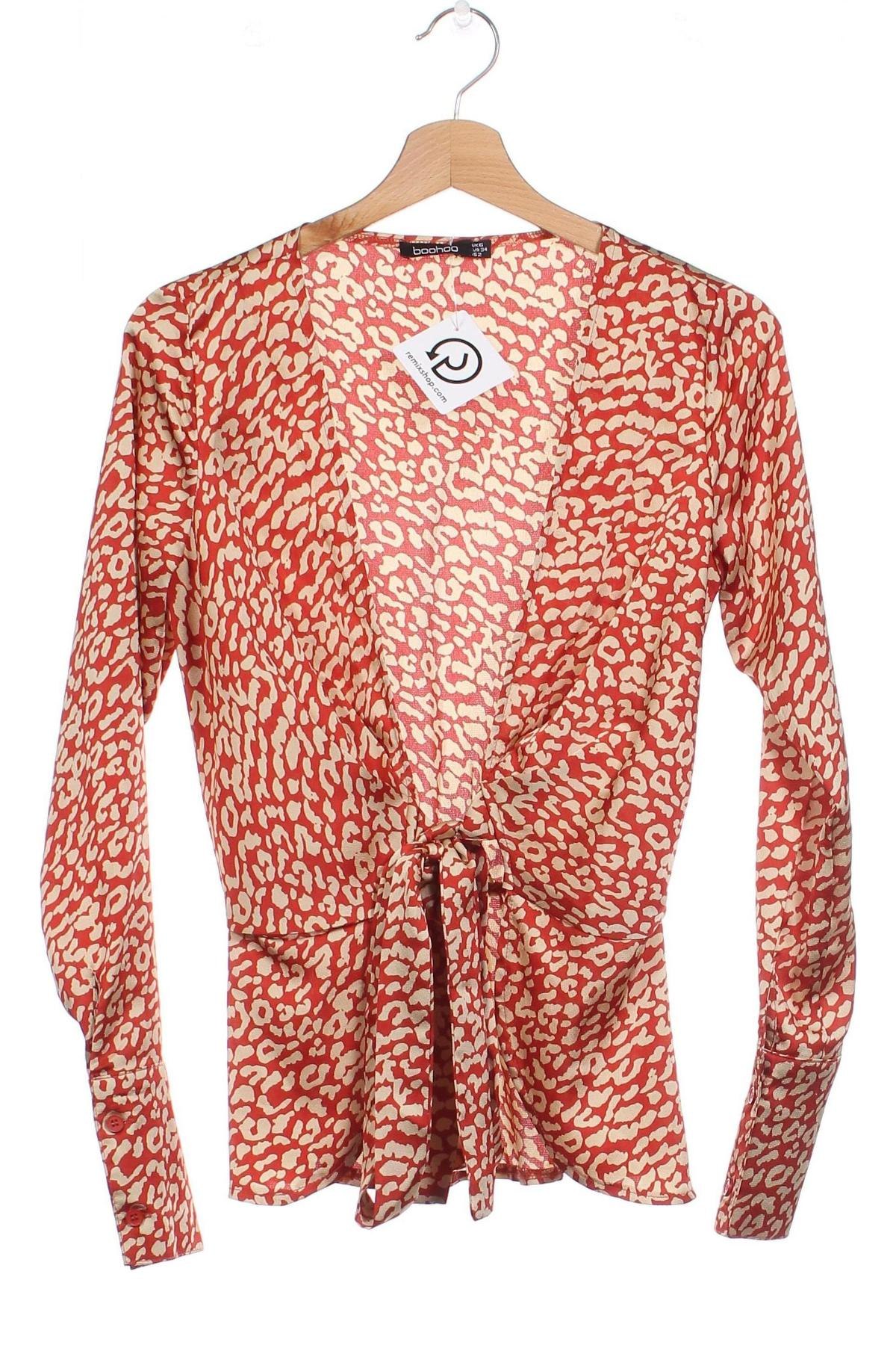 Дамска блуза Boohoo, Размер XS, Цвят Многоцветен, Цена 10,26 лв.