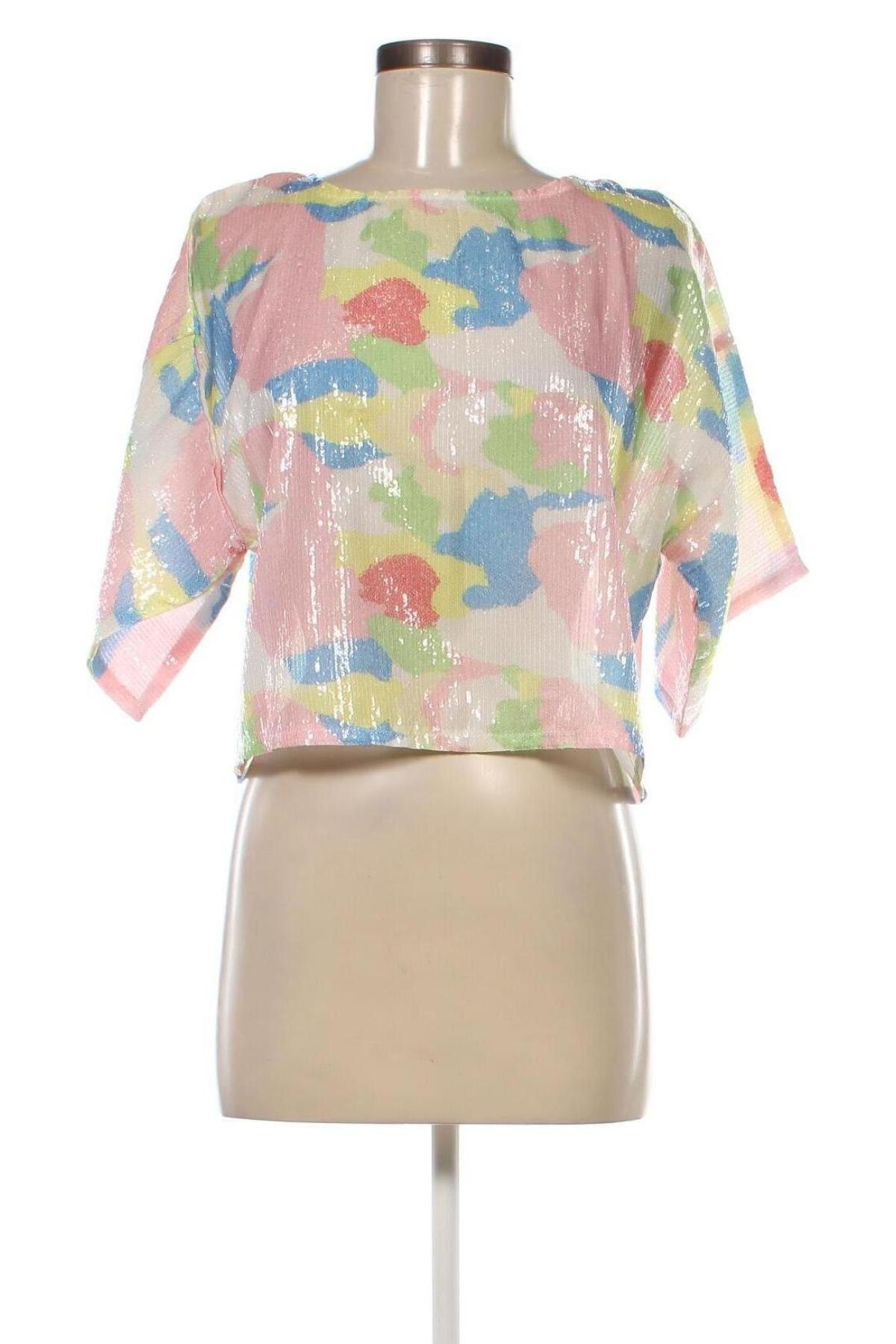 Дамска блуза Boohoo, Размер S, Цвят Многоцветен, Цена 10,73 лв.