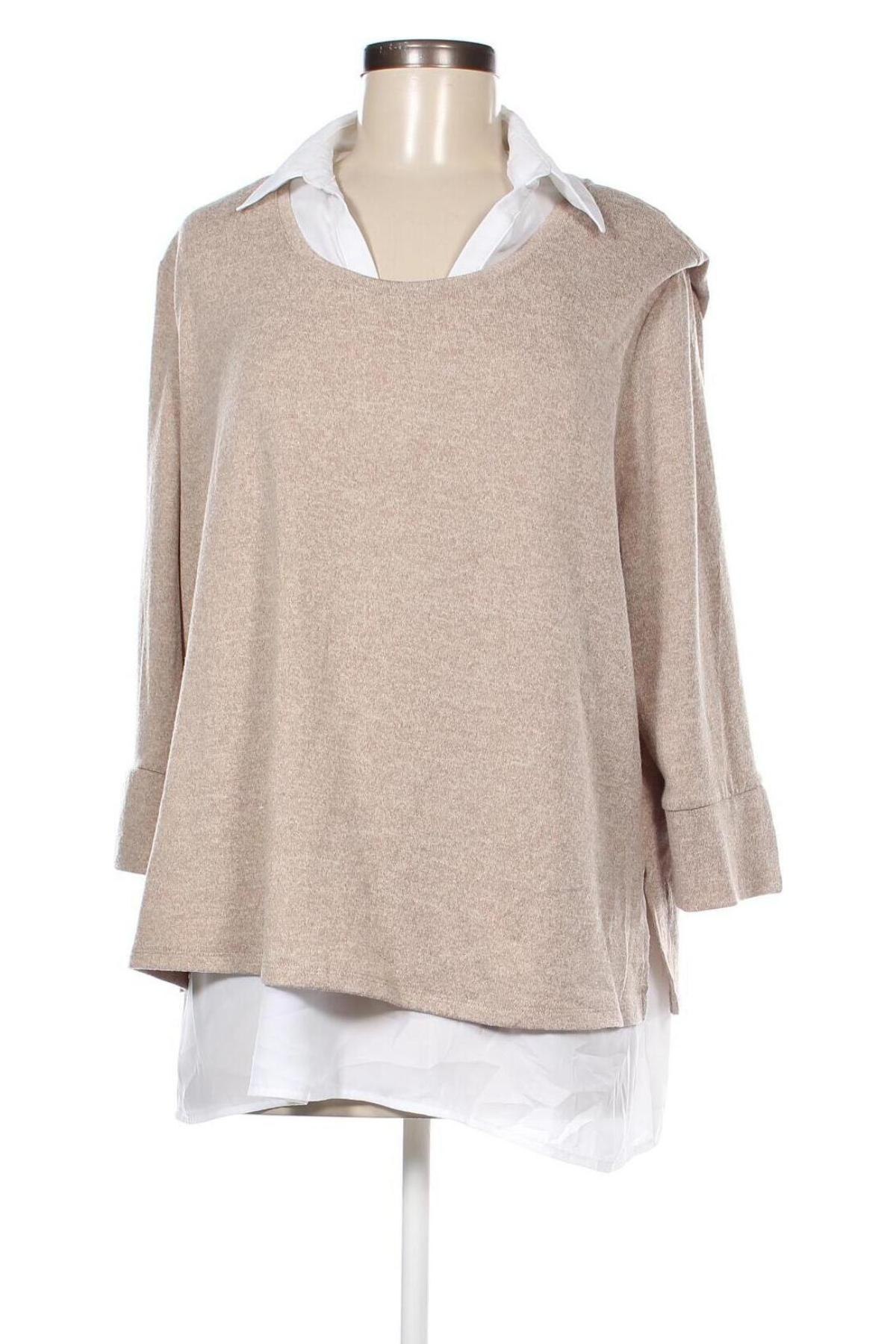 Damen Shirt Canda, Größe XXL, Farbe Beige, Preis 13,22 €