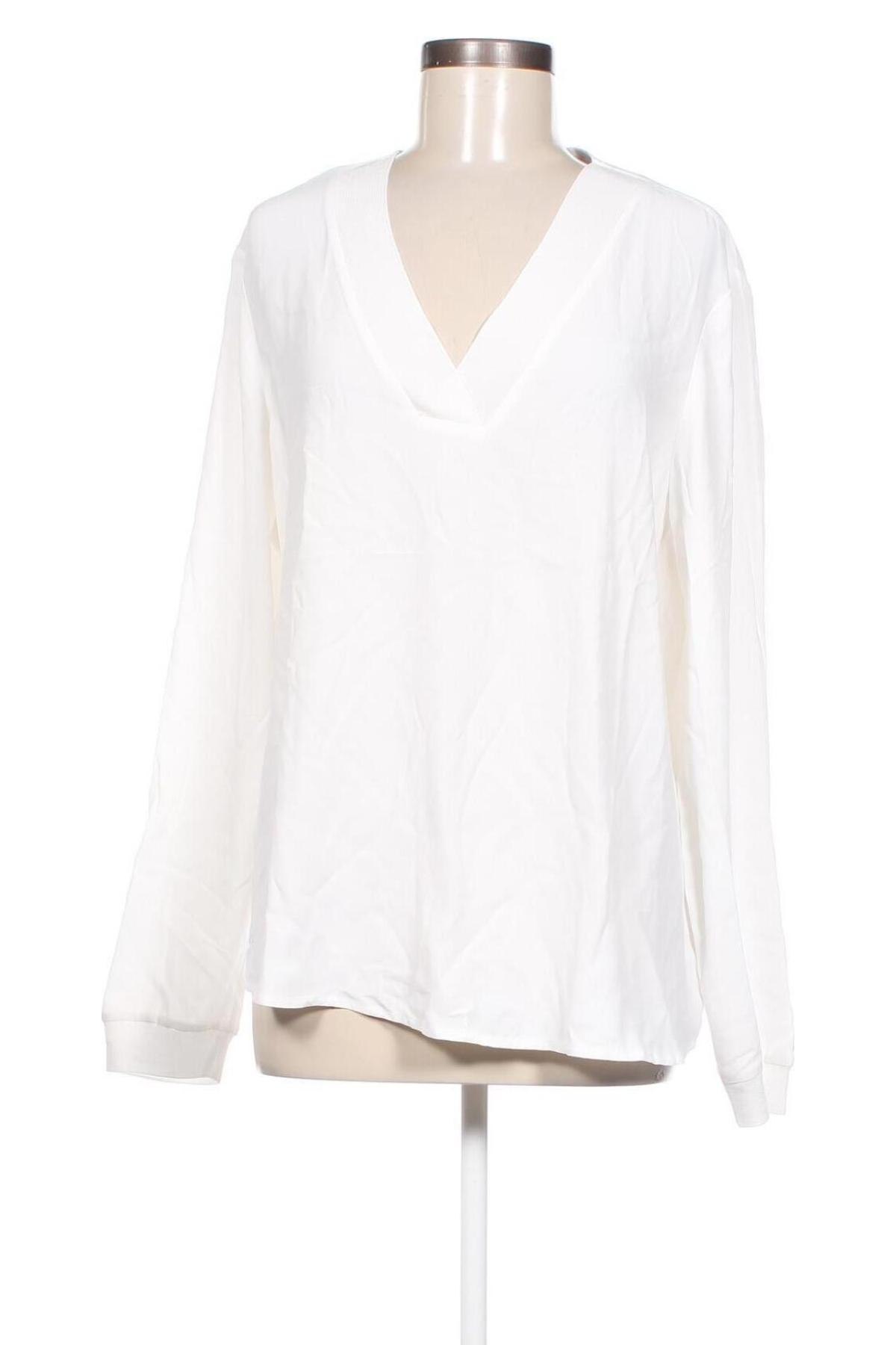 Γυναικεία μπλούζα Comma,, Μέγεθος XL, Χρώμα Λευκό, Τιμή 27,84 €