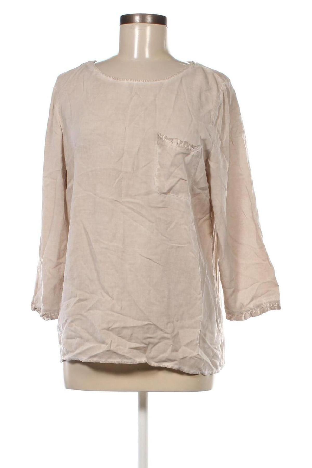 Damen Shirt Comma,, Größe M, Farbe Beige, Preis 15,91 €