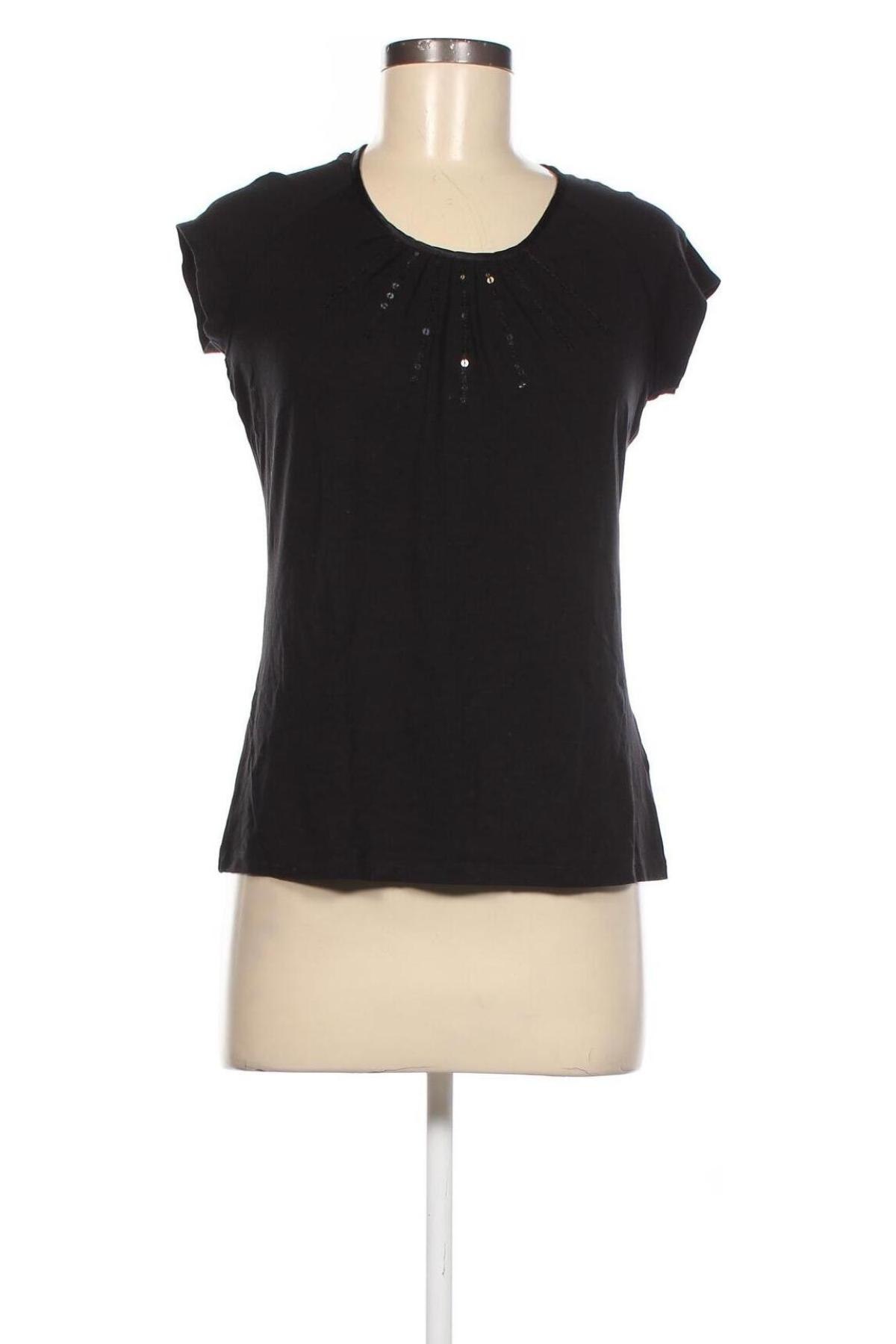 Γυναικεία μπλούζα Comma,, Μέγεθος M, Χρώμα Μαύρο, Τιμή 16,71 €