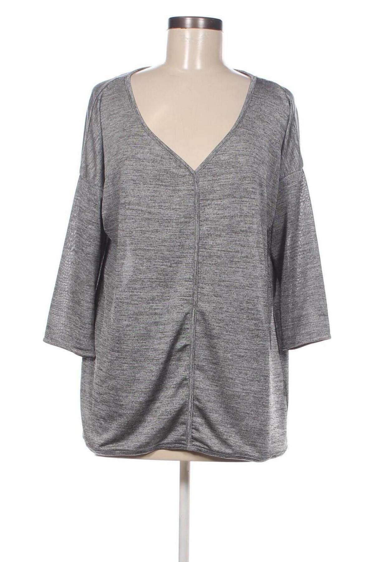 Γυναικεία μπλούζα Cool Code, Μέγεθος XL, Χρώμα Γκρί, Τιμή 5,88 €