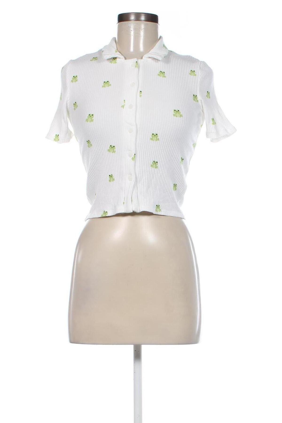 Damen Shirt Cropp, Größe M, Farbe Weiß, Preis € 9,91