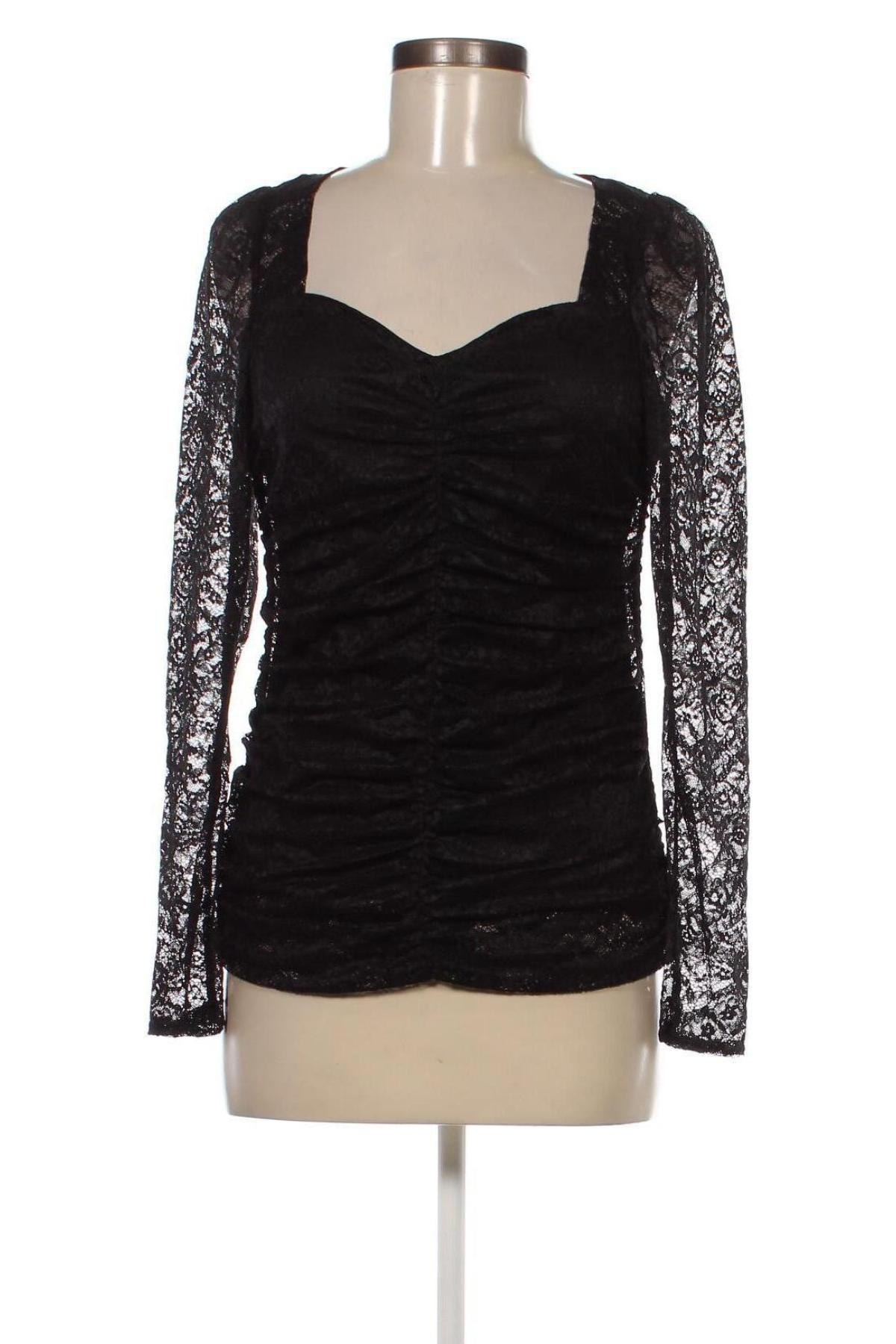 Γυναικεία μπλούζα Dorothy Perkins, Μέγεθος L, Χρώμα Μαύρο, Τιμή 11,19 €