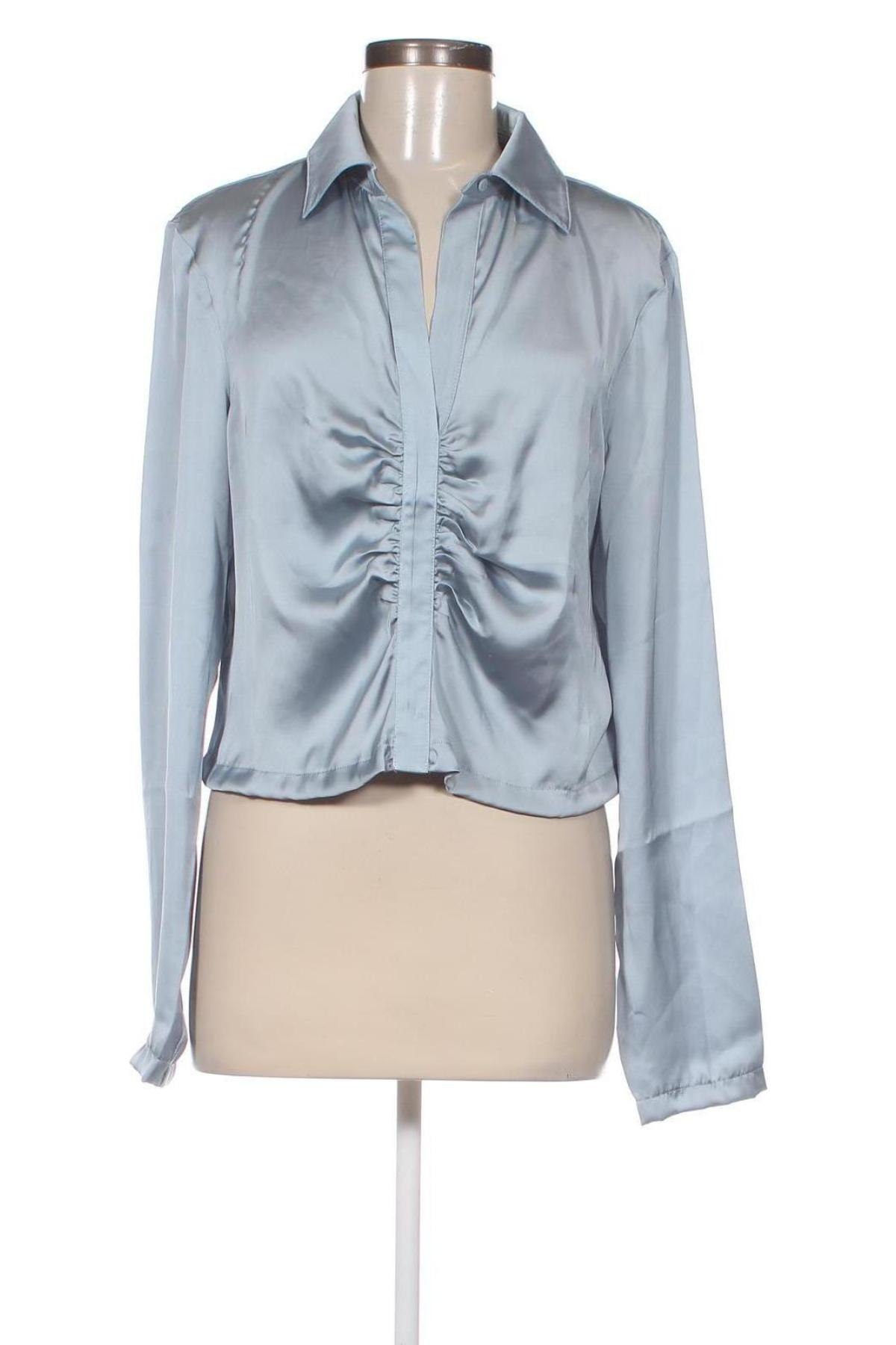 Damen Shirt Ema Louise x ABOUT YOU, Größe L, Farbe Grau, Preis 9,92 €