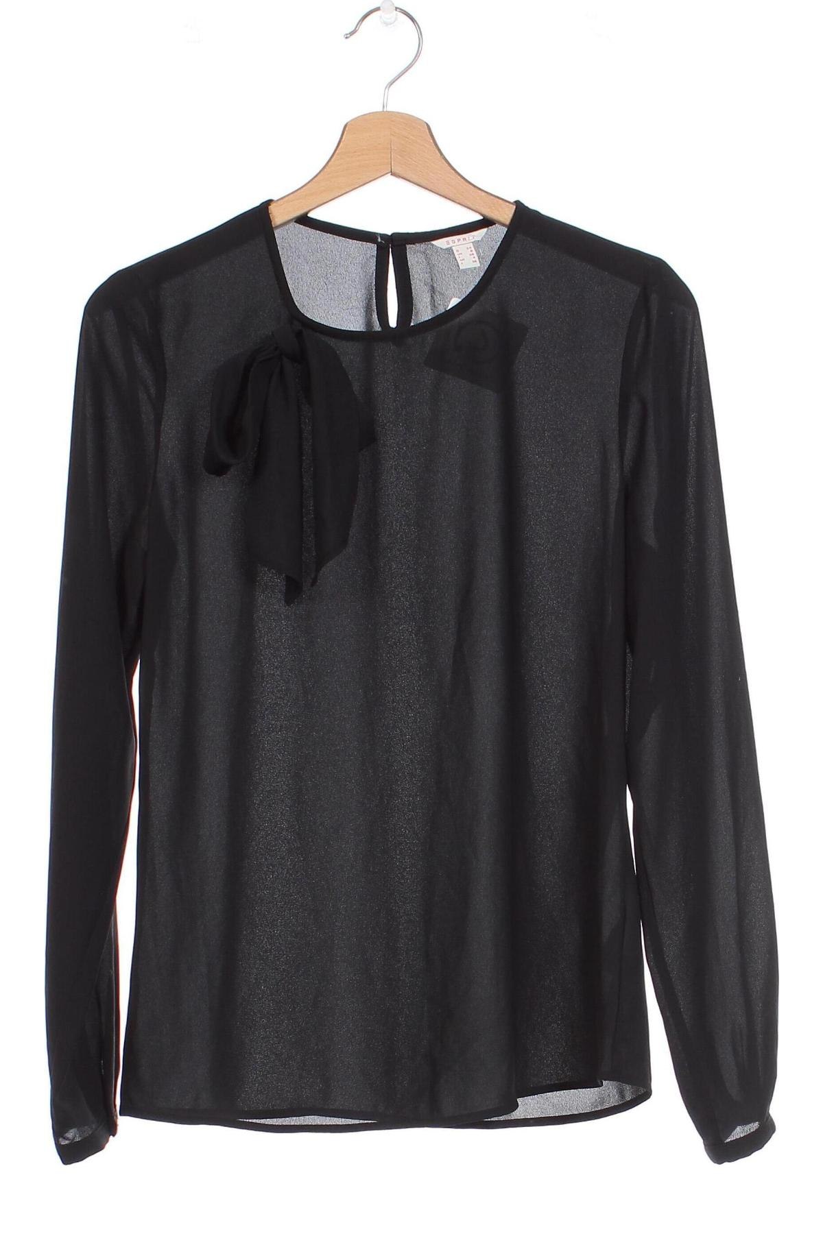 Γυναικεία μπλούζα Esprit, Μέγεθος XS, Χρώμα Μαύρο, Τιμή 10,76 €