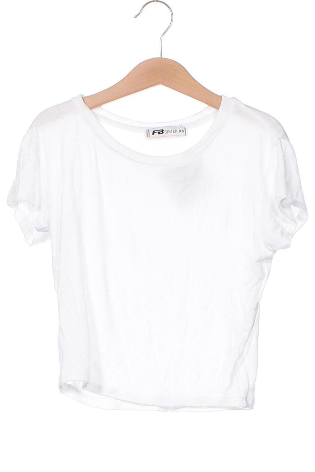 Γυναικεία μπλούζα Fb Sister, Μέγεθος XS, Χρώμα Λευκό, Τιμή 8,00 €