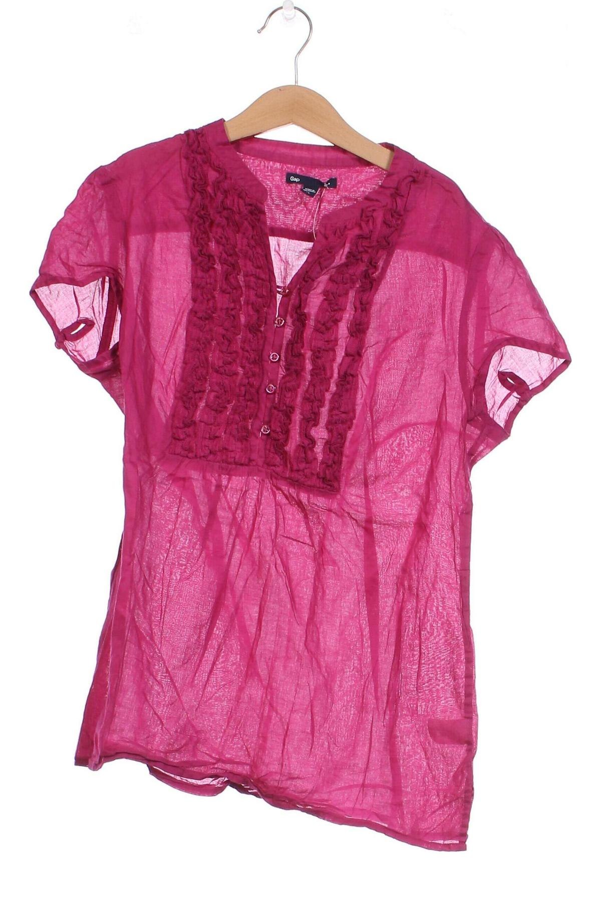 Дамска блуза Gap, Размер XS, Цвят Розов, Цена 30,47 лв.