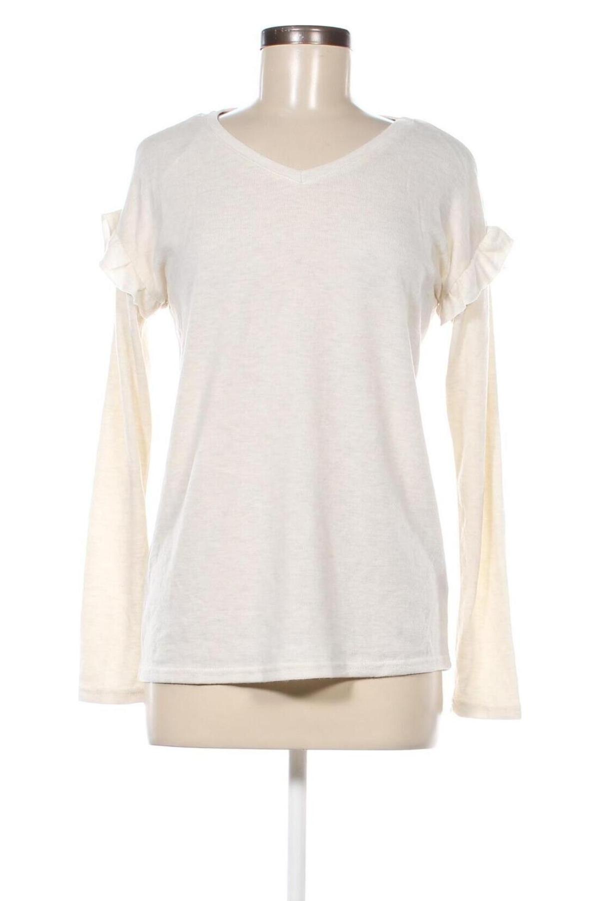 Γυναικεία μπλούζα Gina, Μέγεθος S, Χρώμα Εκρού, Τιμή 2,35 €