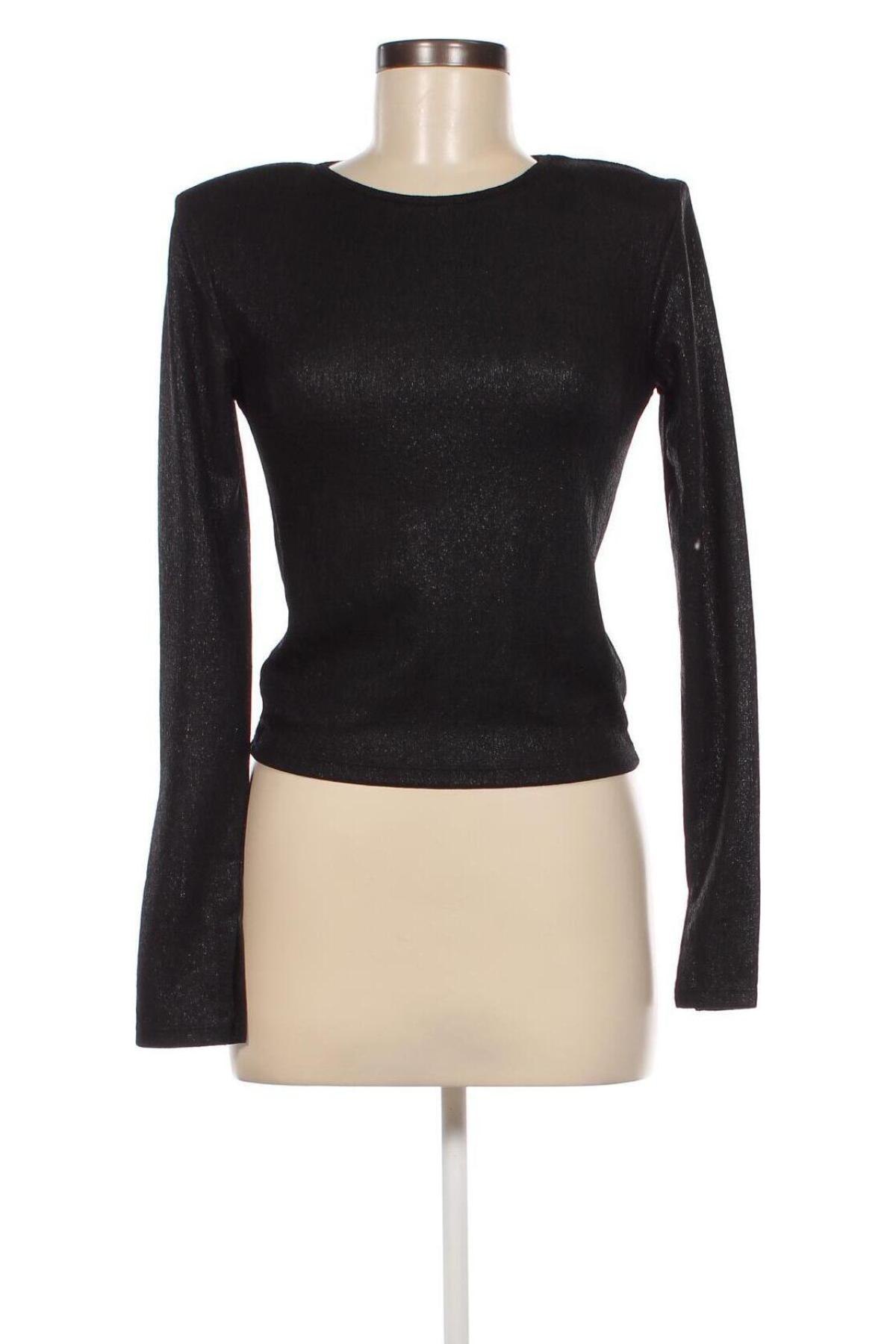 Γυναικεία μπλούζα Gina Tricot, Μέγεθος M, Χρώμα Μαύρο, Τιμή 5,22 €