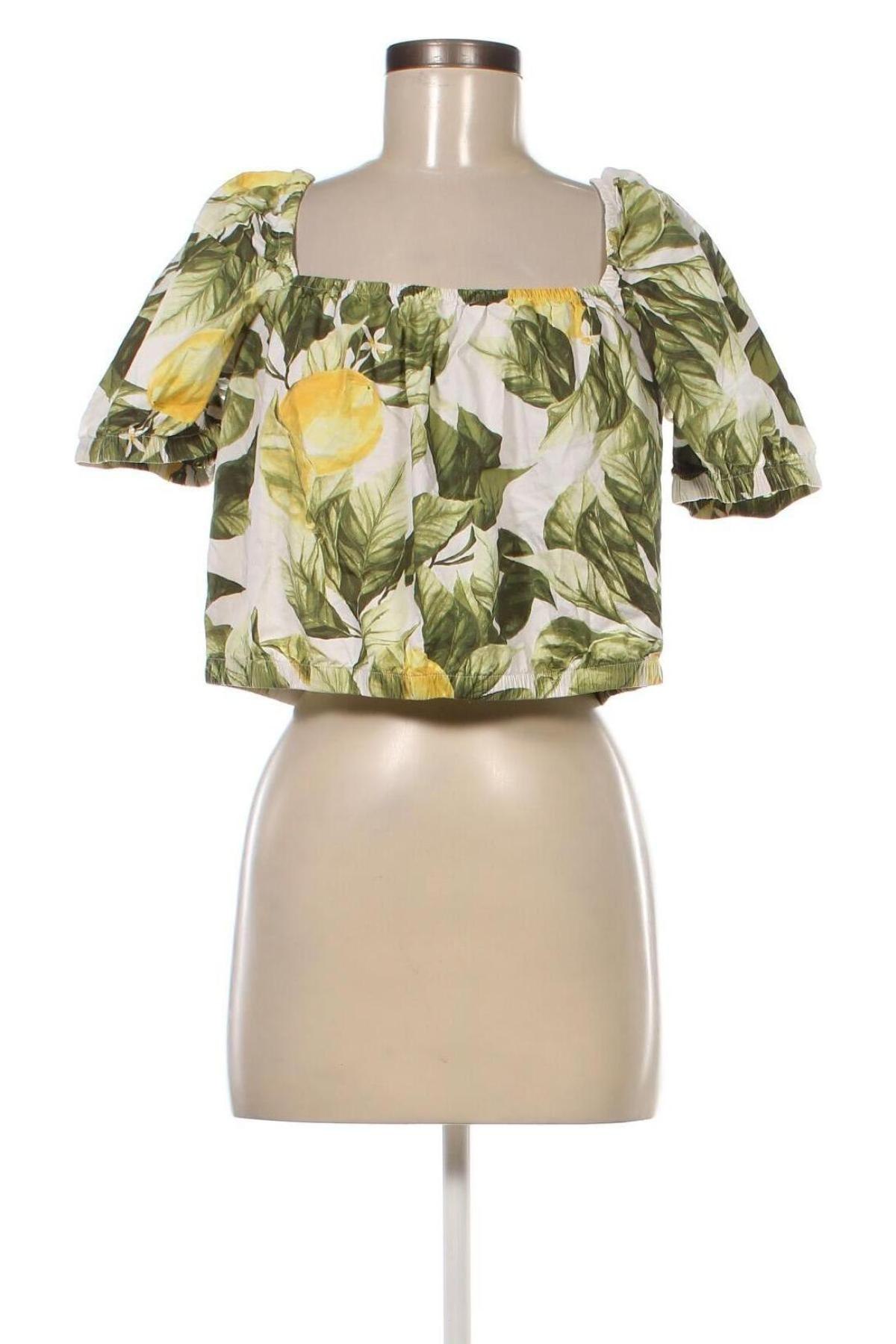 Дамска блуза H&M, Размер M, Цвят Многоцветен, Цена 11,14 лв.