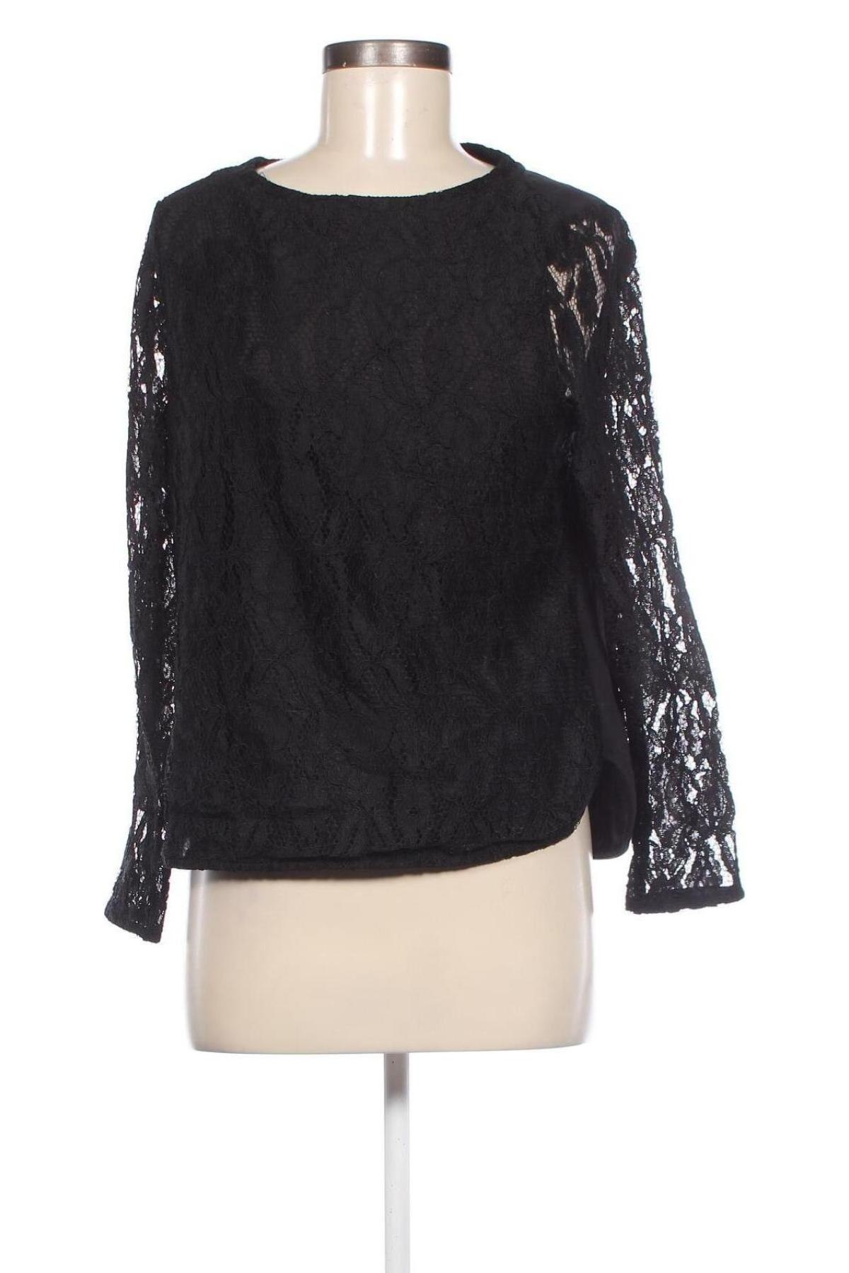 Γυναικεία μπλούζα H&M, Μέγεθος M, Χρώμα Μαύρο, Τιμή 4,11 €