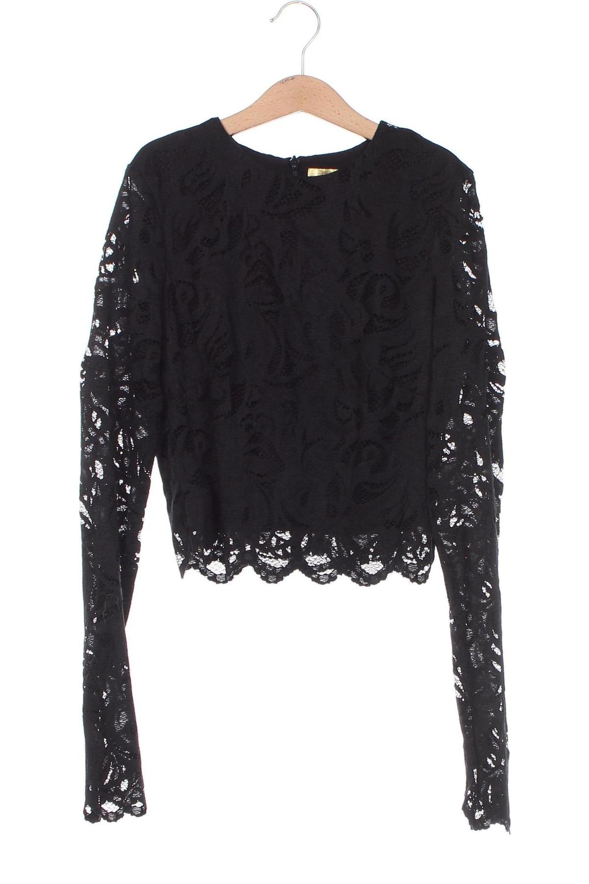 Дамска блуза H&M, Размер XS, Цвят Черен, Цена 18,77 лв.