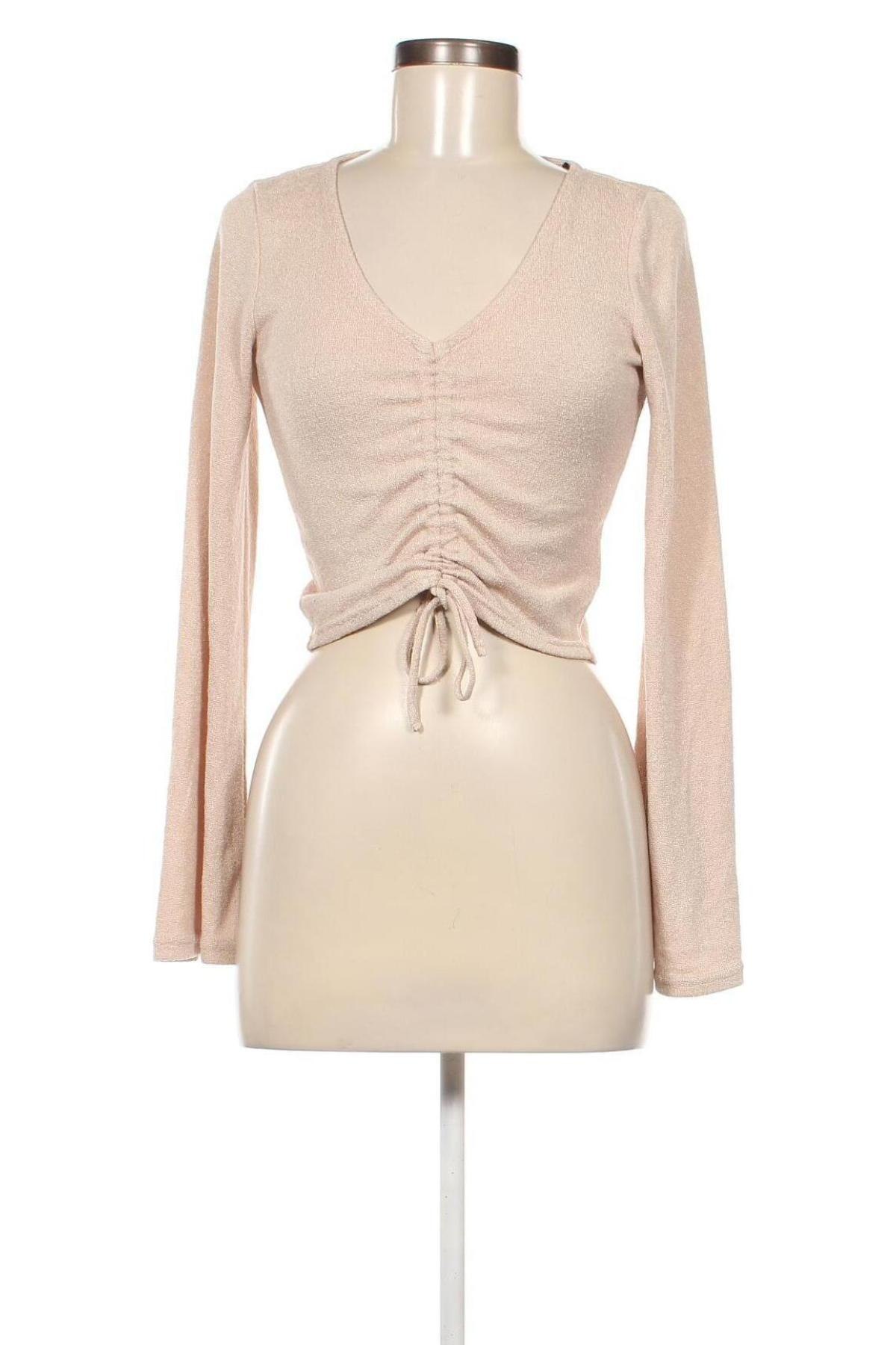 Damen Shirt H&M Divided, Größe XS, Farbe Beige, Preis € 2,99