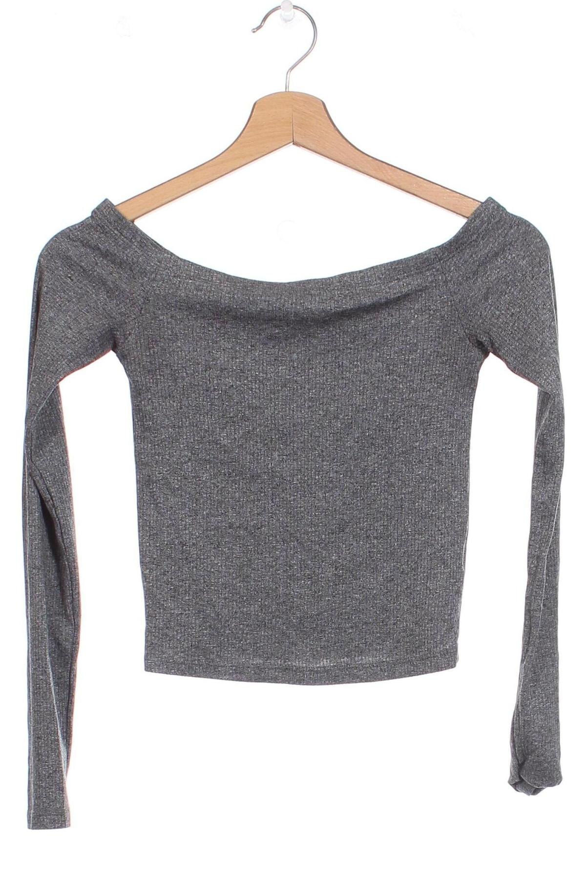 Damen Shirt H&M Divided, Größe XS, Farbe Grau, Preis 5,77 €