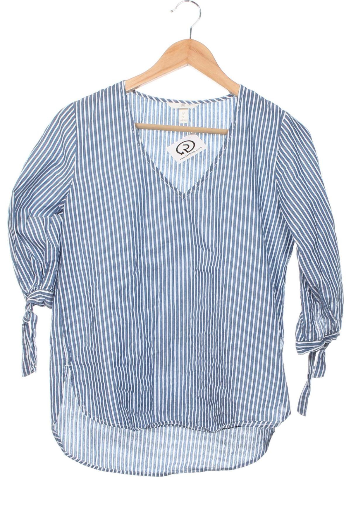 Damen Shirt H&M L.O.G.G., Größe XS, Farbe Blau, Preis € 13,20