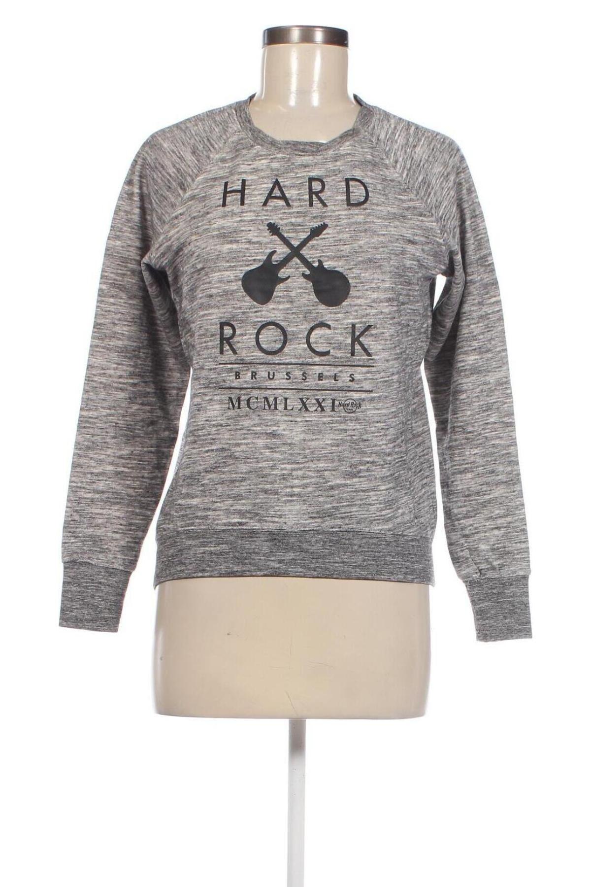Дамска блуза Hard Rock, Размер S, Цвят Сив, Цена 4,37 лв.