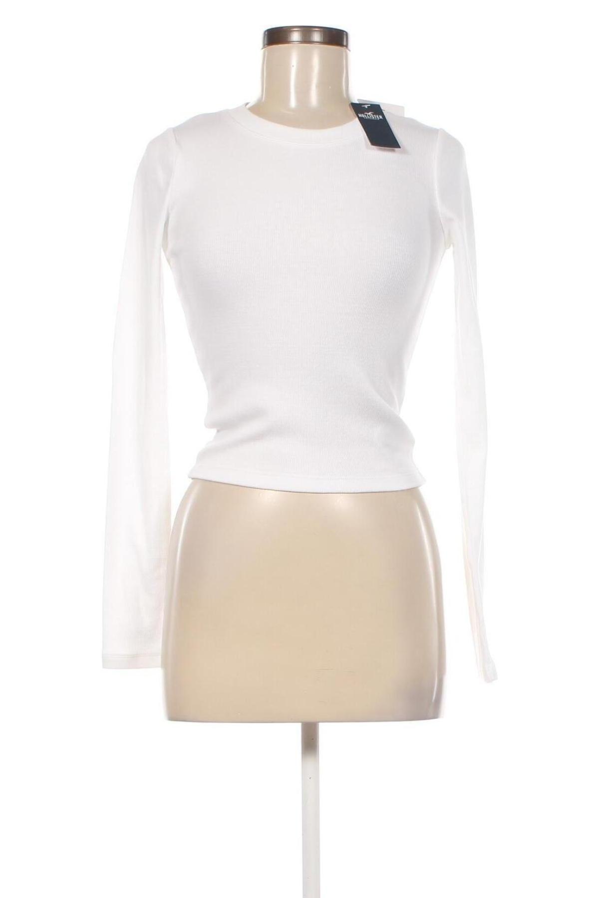 Damen Shirt Hollister, Größe S, Farbe Weiß, Preis 35,72 €