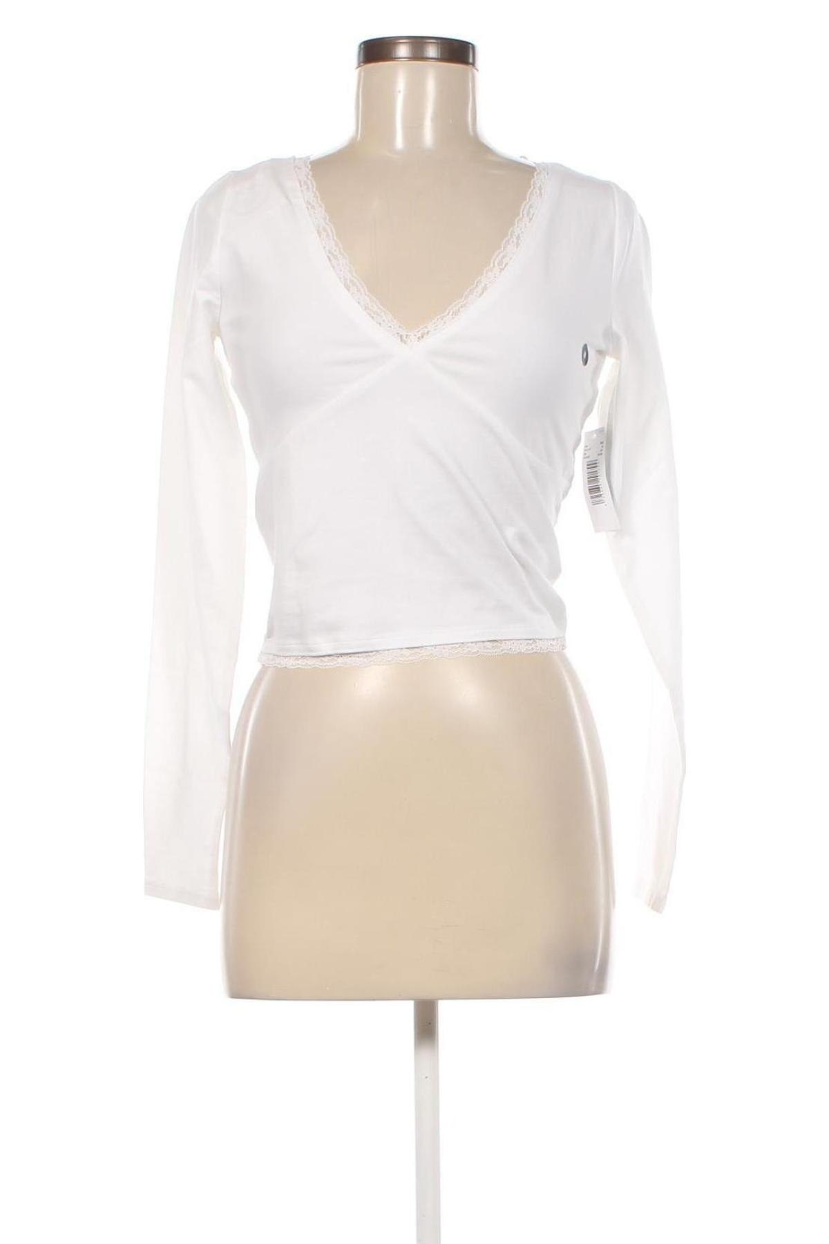 Damen Shirt Hollister, Größe M, Farbe Weiß, Preis € 13,89