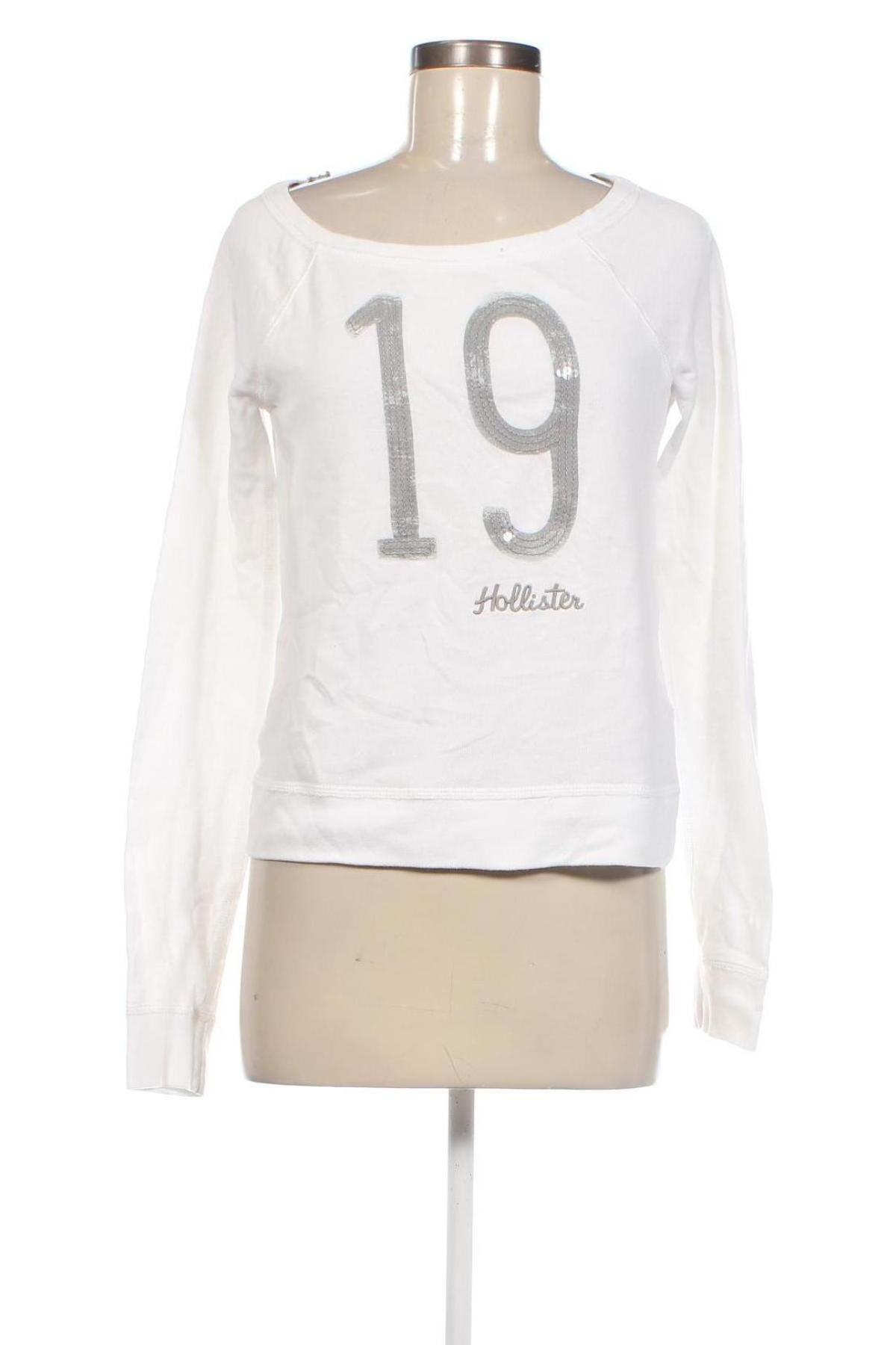 Damen Shirt Hollister, Größe XS, Farbe Weiß, Preis 8,99 €