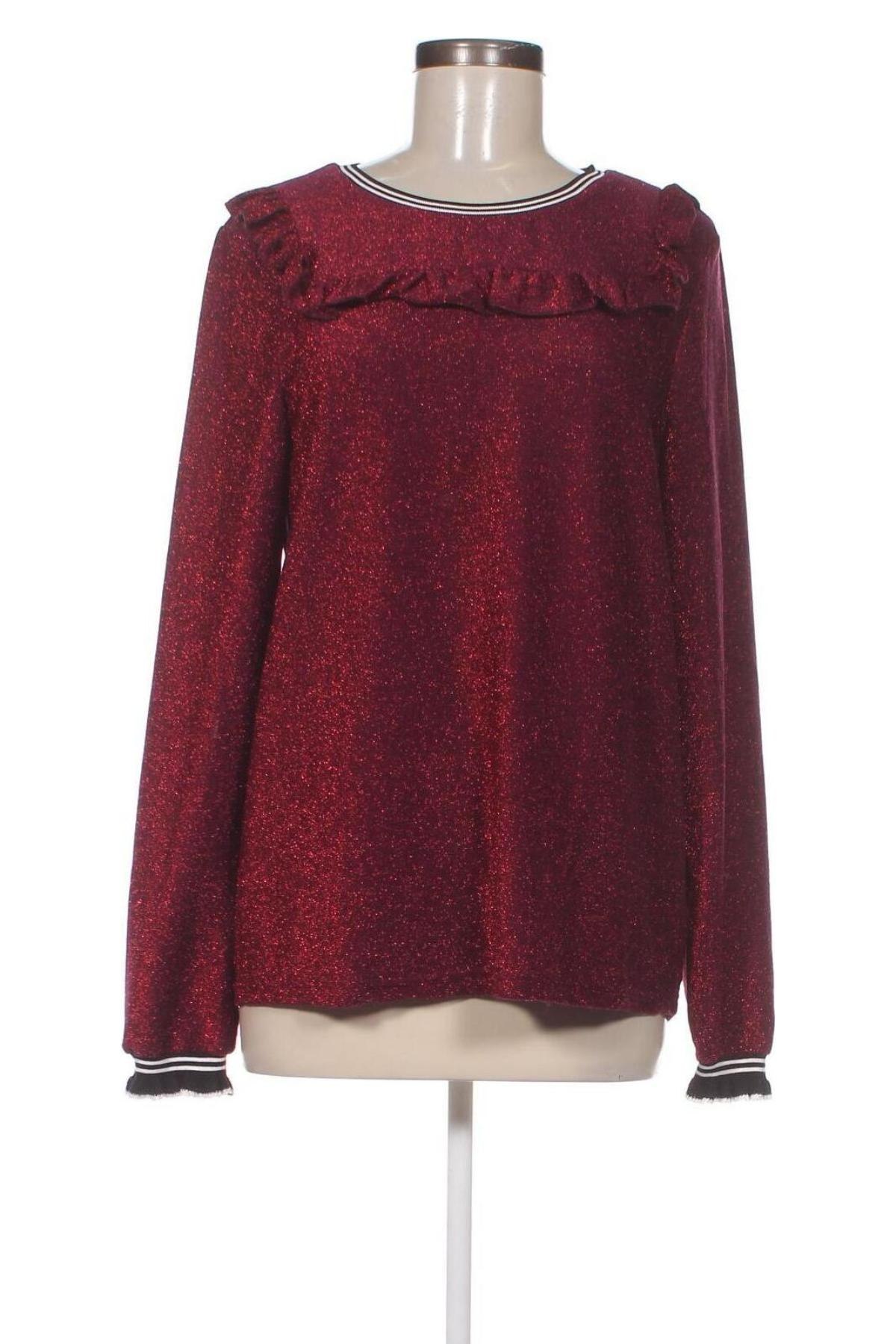 Γυναικεία μπλούζα Ichi, Μέγεθος M, Χρώμα Κόκκινο, Τιμή 4,21 €